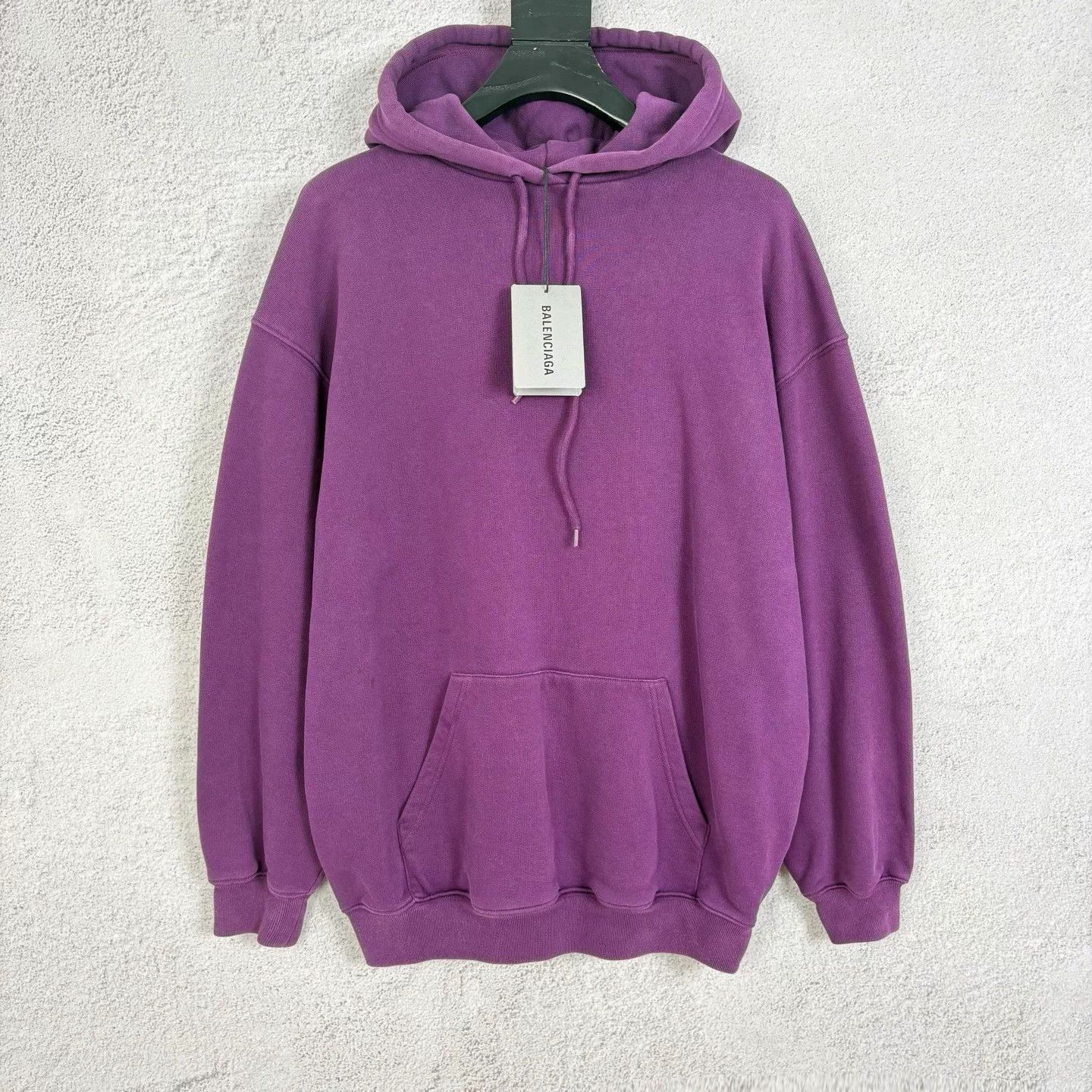 Balenciaga Balenciaga Back Logo Print Purple Hoodie S 99 Size US S / EU 44-46 / 1 - 1 Thumbnail