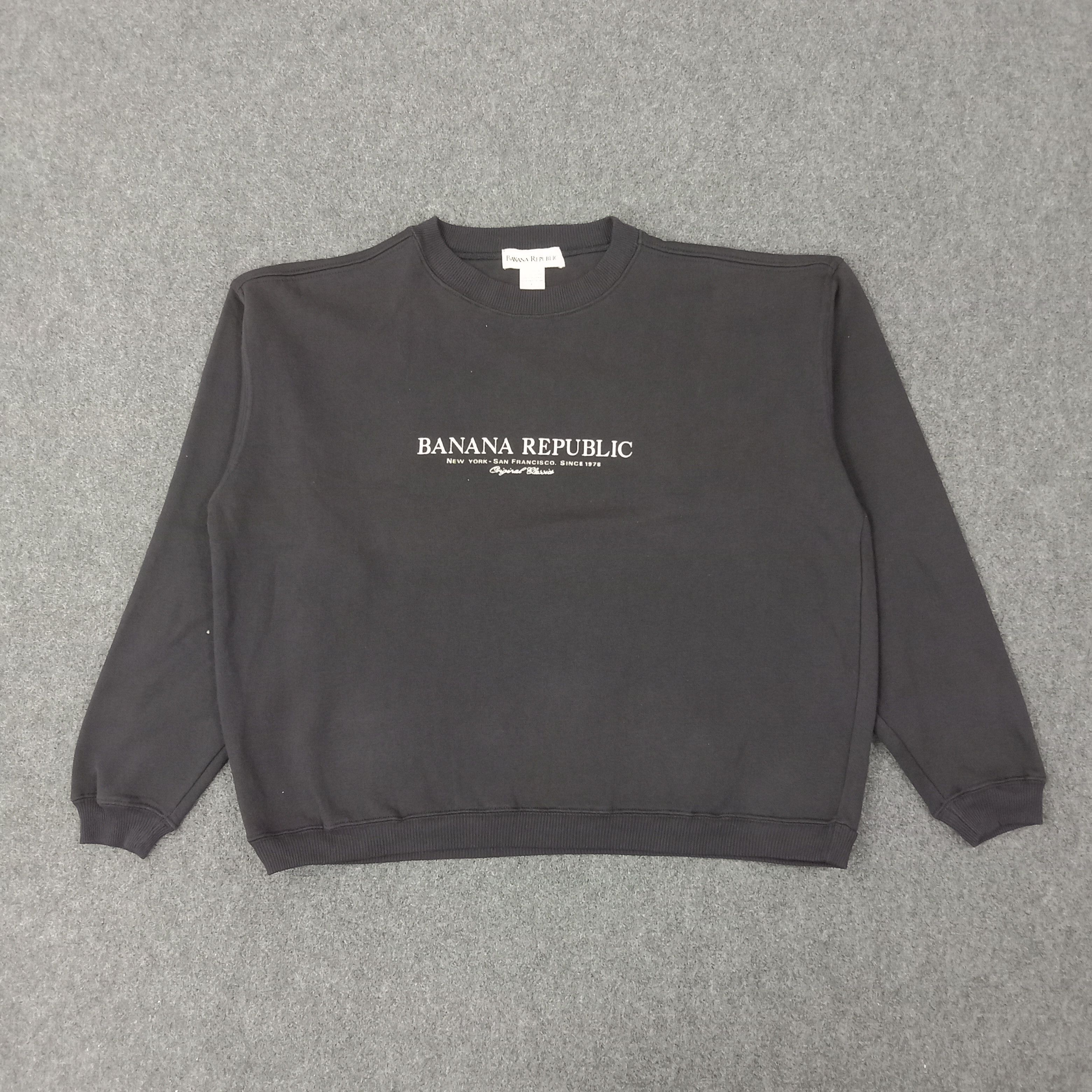 Banana Republic Banana Republic New York Baggy Sweatshirt C260N9 Size US L / EU 52-54 / 3 - 1 Thumbnail