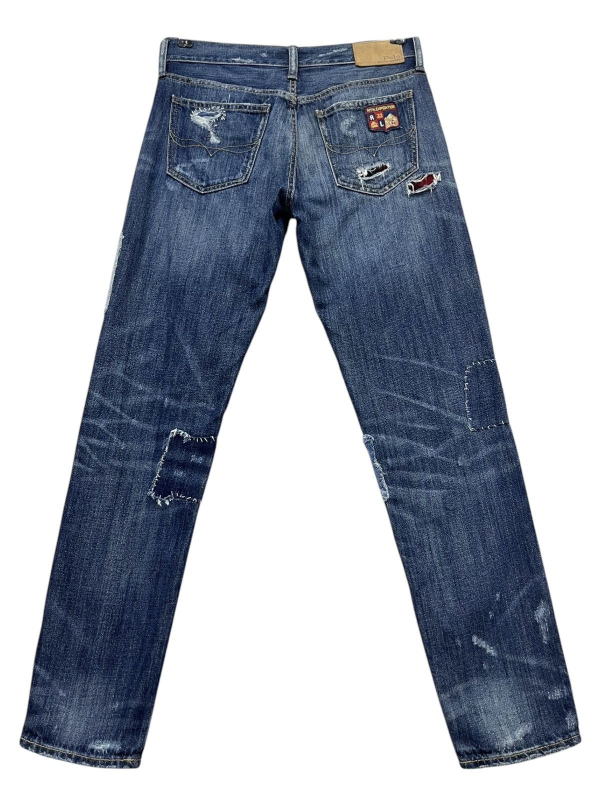 Polo Ralph Lauren 🔥POLO RALPH LAUREN Astor Slim Boyfried Fit Patchwork Denim Size 27" / US 4 / IT 40 - 2 Thumbnail