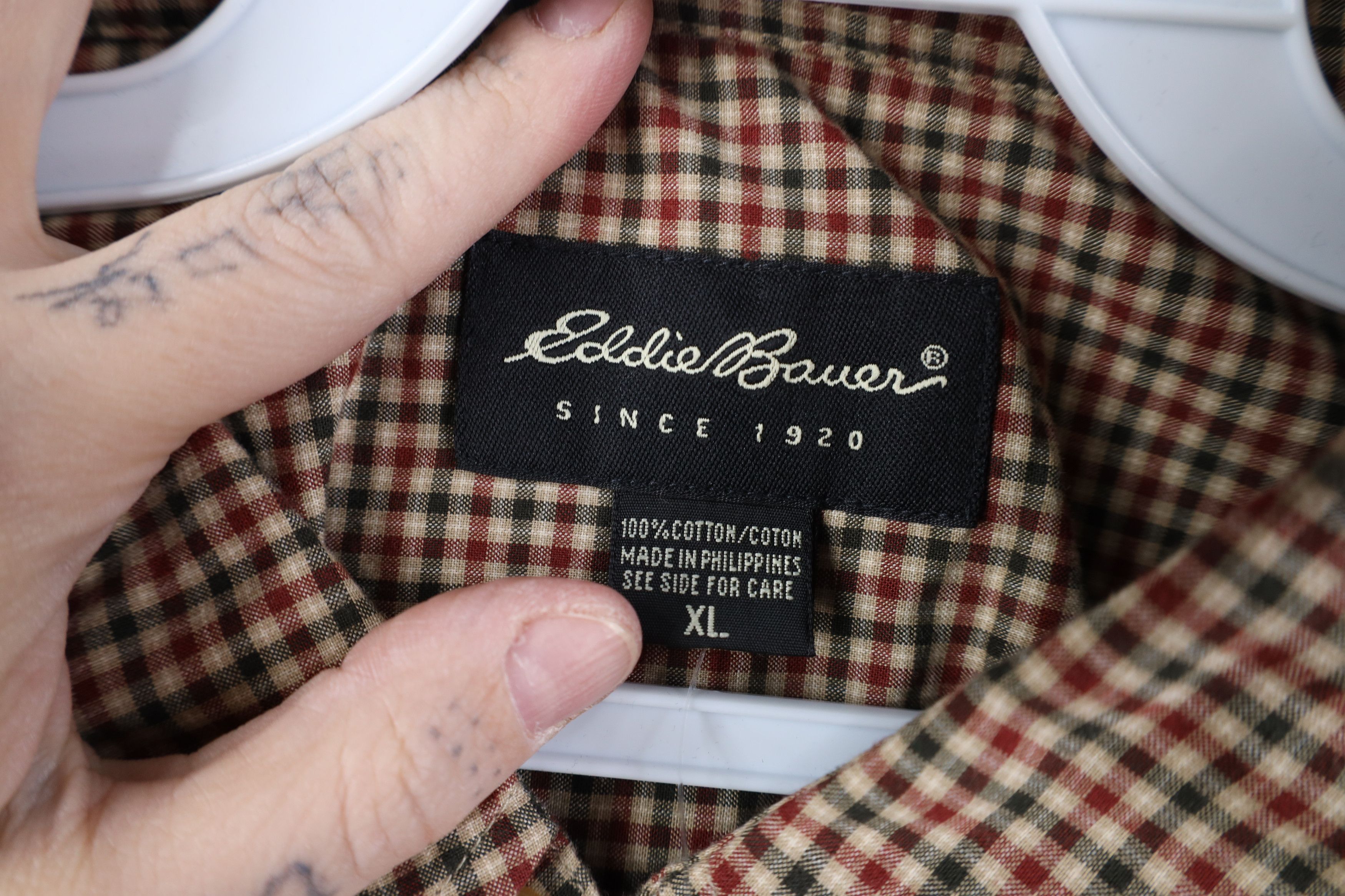 Eddie Bauer Deadstock Vintage 90s Y2K Eddie Bauer Button Down Shirt Size US XL / EU 56 / 4 - 7 Thumbnail