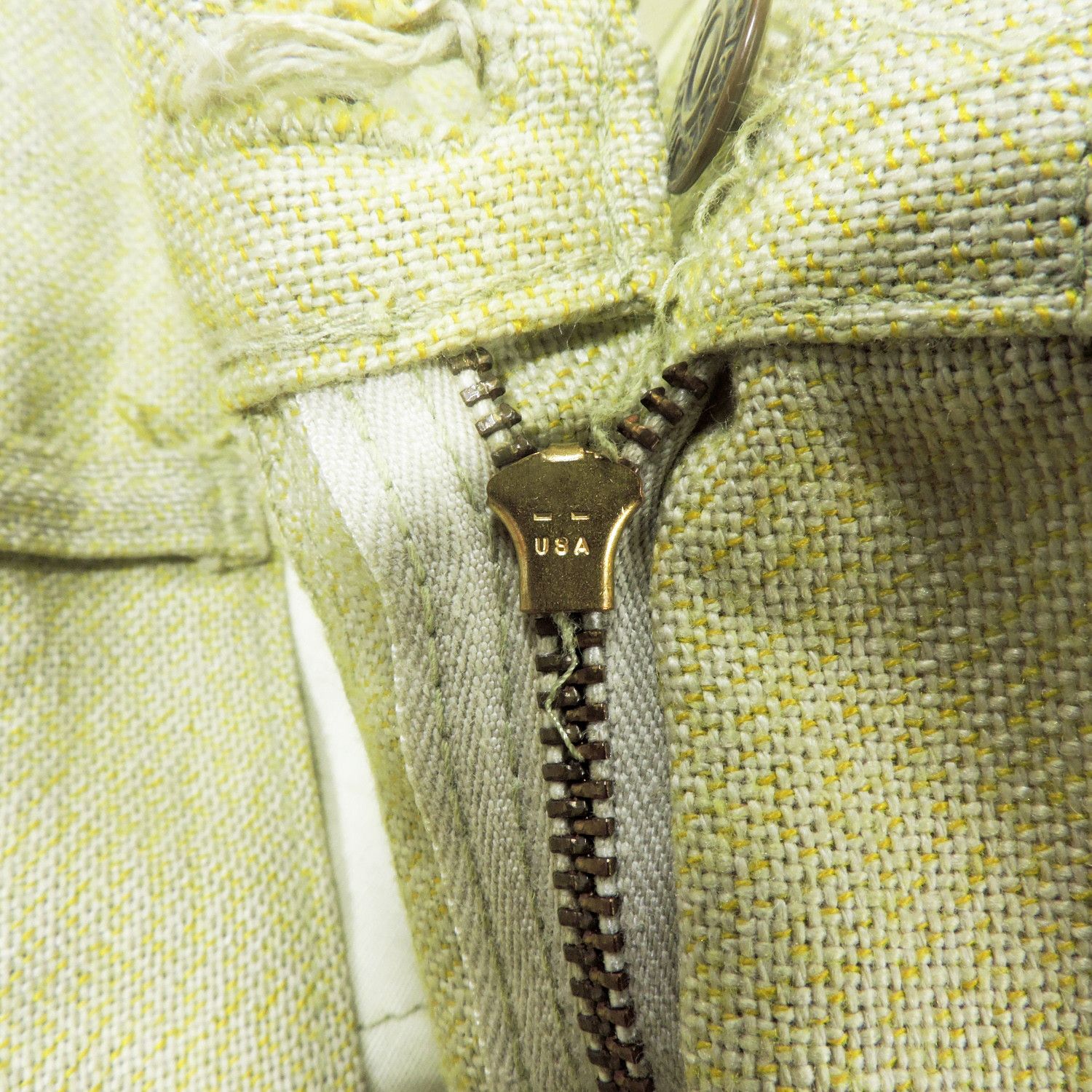 Levi's 60'S LEVI'S STA-PREST KHAKI BIG E GOLD TAB LONG PANTS Size US 30 / EU 46 - 9 Thumbnail