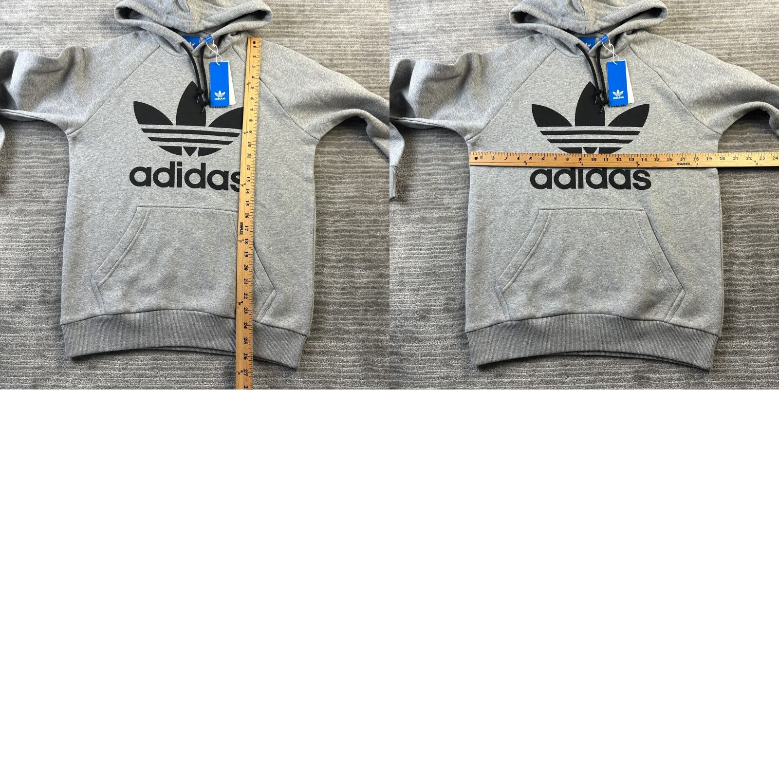 Adidas Adidas Hoodie Mens Small Gray Sweatshirt Pullover Tricot Originals Sweatshirt Size US S / EU 44-46 / 1 - 8 Thumbnail
