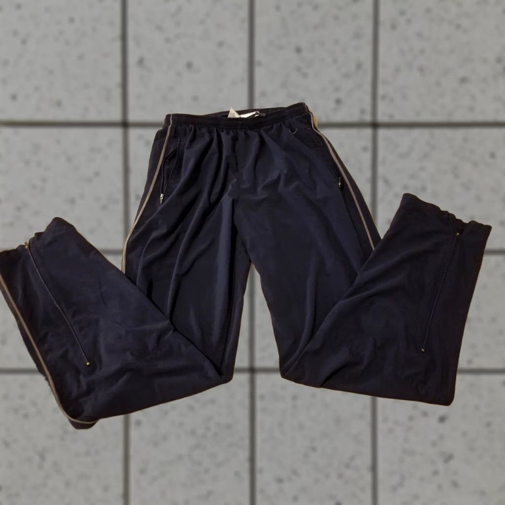 Nike Nike Pants Large L Navy Blue Mens Athletic Gym Workout Size US 33 - 1 Thumbnail