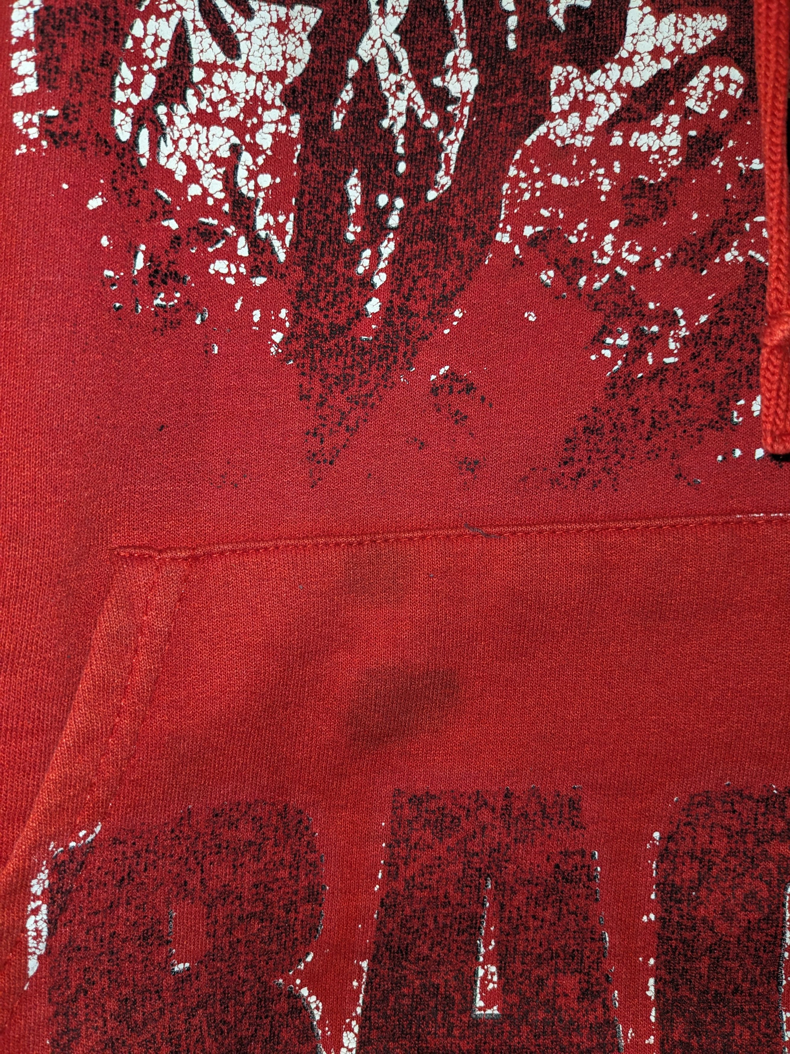 Lil Wayne × Vintage Vintage Y2K Lil Wayne Weezy Rap Music Red X-Large Hoodie Size US XL / EU 56 / 4 - 12 Thumbnail