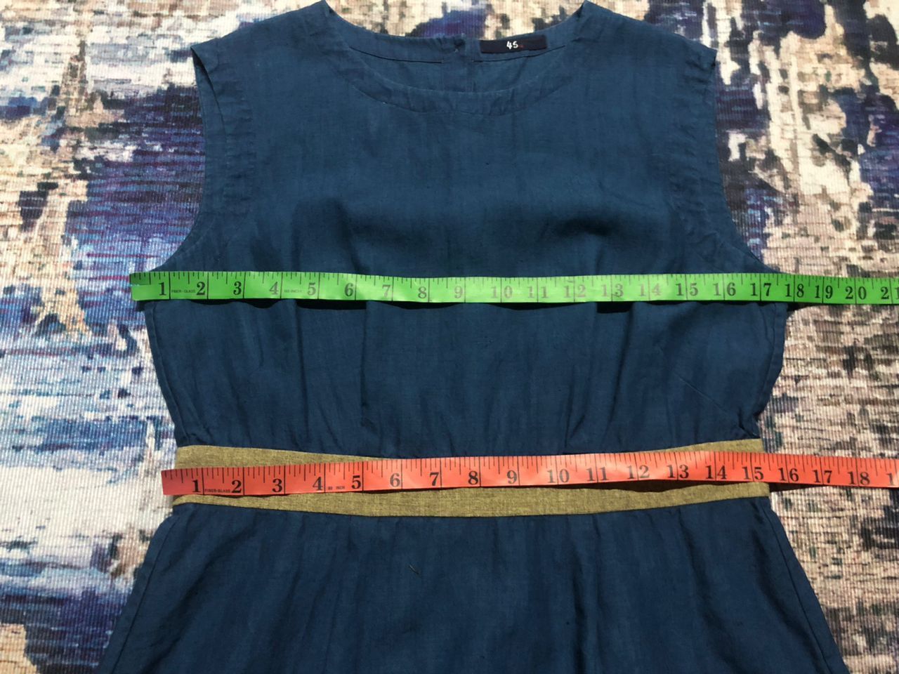 45rpm 45R By 45rpm Cotton Linen Sleeveless Mini Dress Size M / US 6-8 / IT 42-44 - 14 Thumbnail