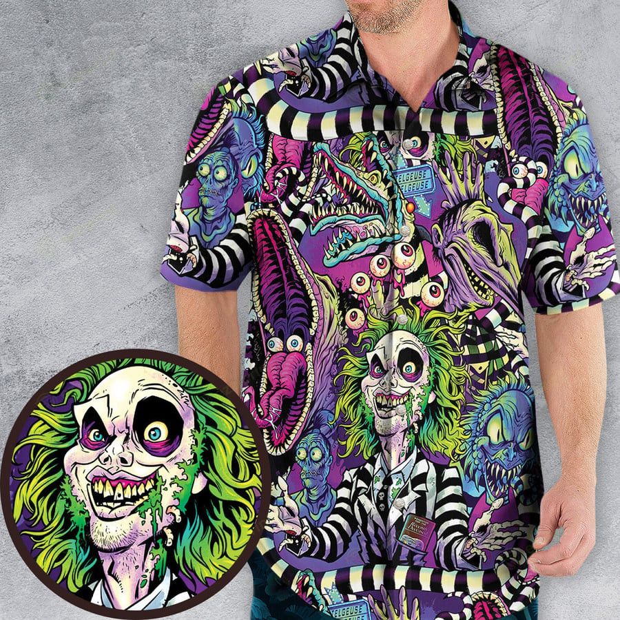 Other Stay Spooky Beetlejuice Hawaiian Shirt Size US L / EU 52-54 / 3 - 1 Thumbnail
