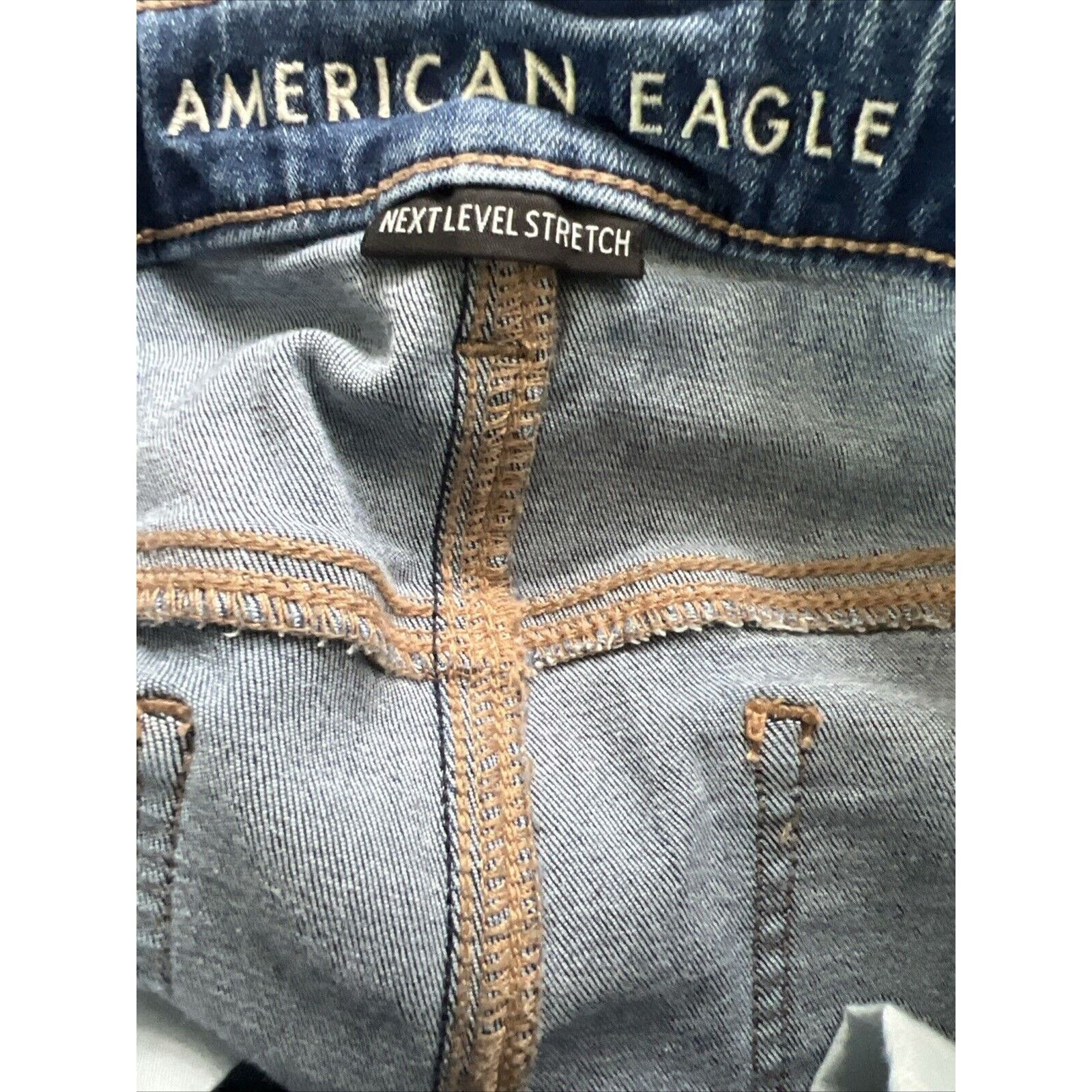 American Eagle Outfitters EUC American Eagle womens high rise jegging size 12 X-Short Size 34" / US 12 / IT 48 - 5 Thumbnail