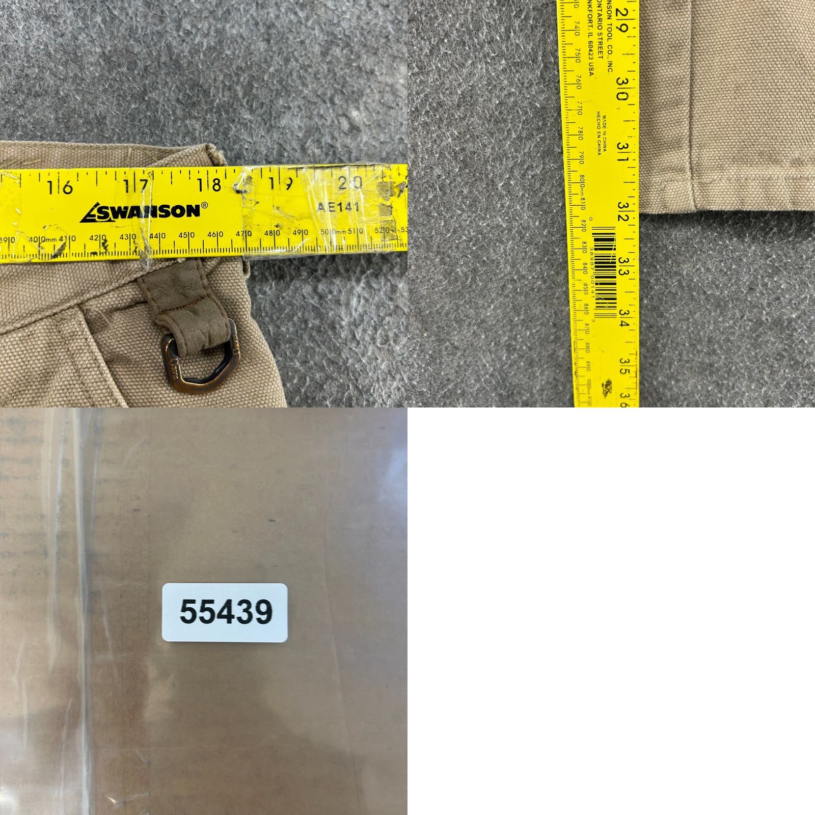 Orvis Orvis Pants Mens 36x32 Brown Chino Relaxed Straight Canvas Cotton Workwear Baggy Size US 36 / EU 52 - 9 Thumbnail