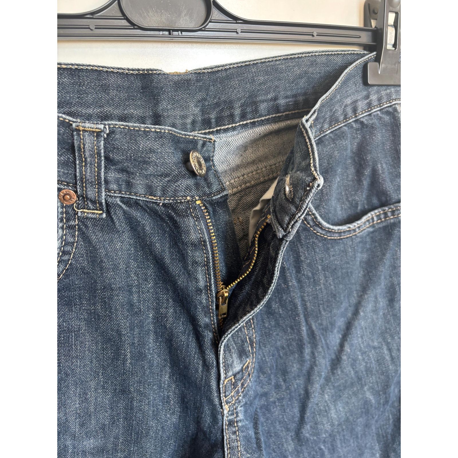 Levi's Levi's W30 Double Red Tab Y2K Cut-Off Capri Denim Shorts Size US 30 / EU 46 - 6 Thumbnail