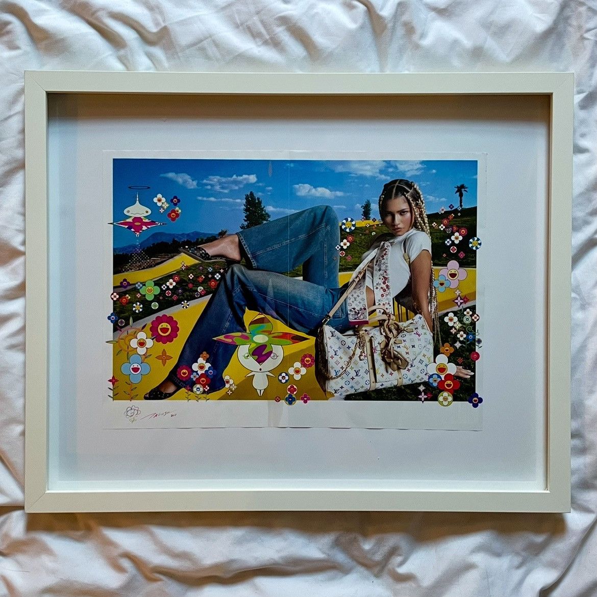 Louis Vuitton × Takashi Murakami Louis Vuitton x Takashi Murakami Zendaya Landscape Poster Size ONE SIZE - 3 Thumbnail