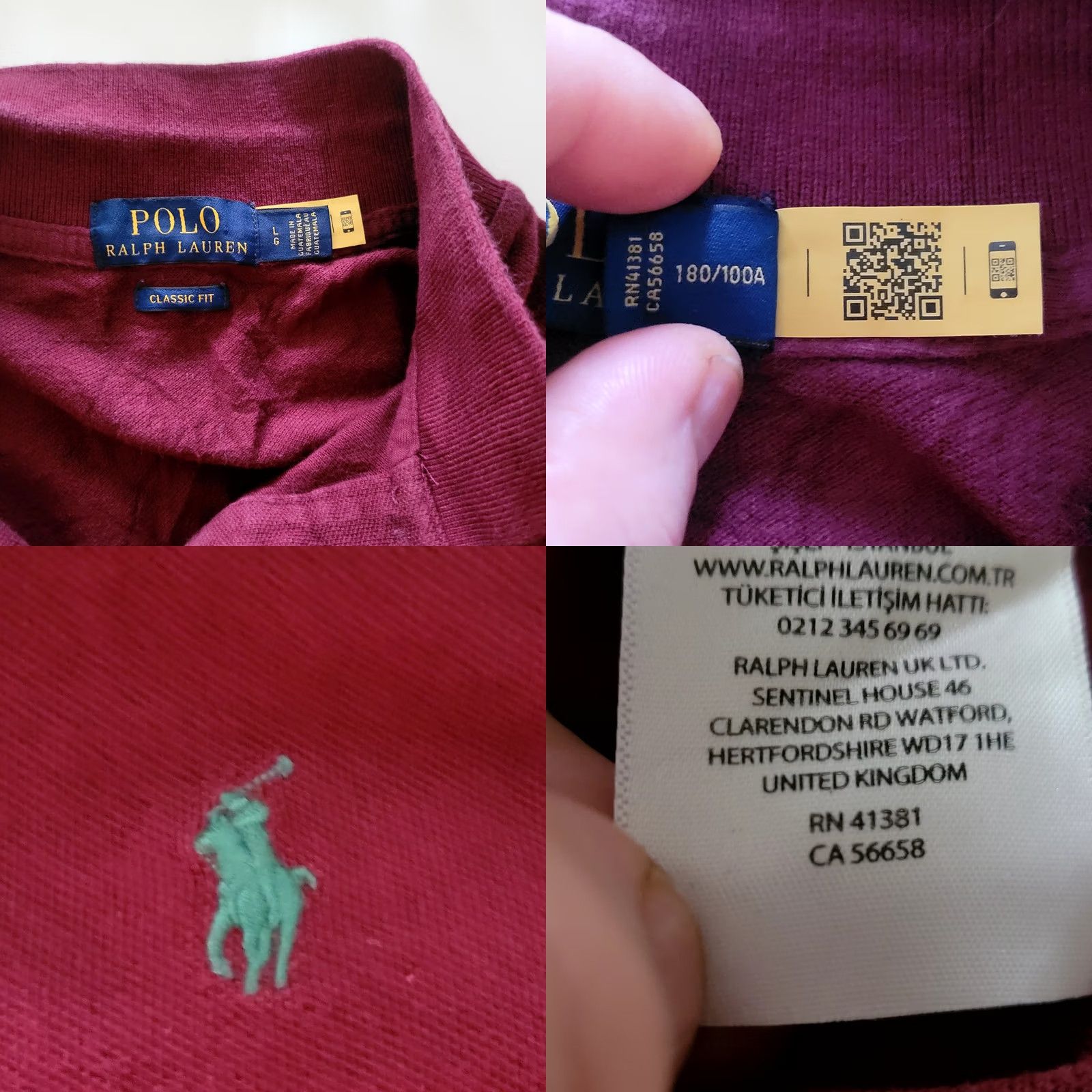 Polo Ralph Lauren Polo Ralph Lauren Polo Shirt Men’s Classic Fit Maroon Large L Embroidered Logo Polo Ralph Lauren Shirt Size US L / EU 52-54 / 3 - 8 Thumbnail