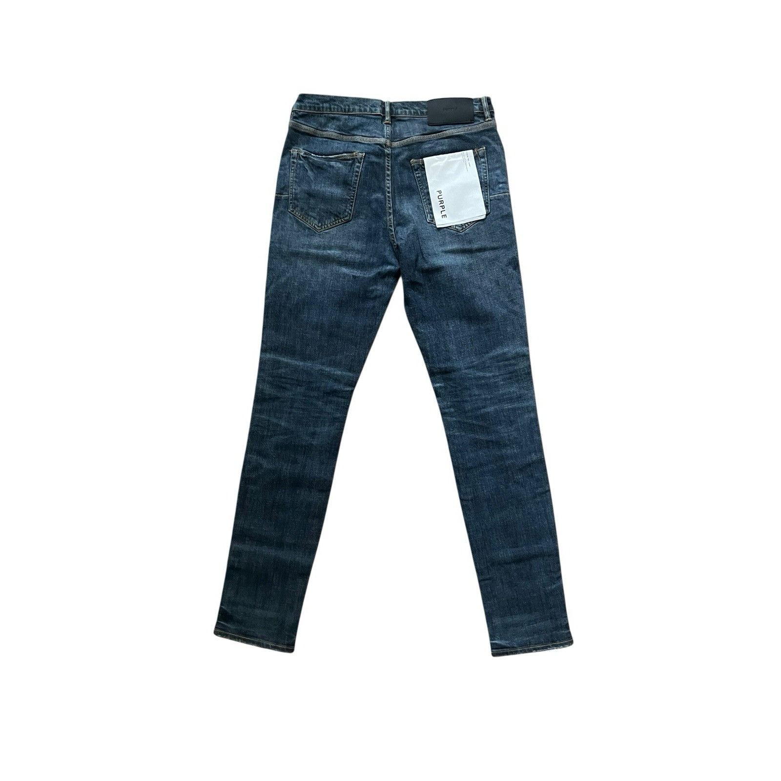 Purple Brand Purple Brand Jeans Mens D-Skinny Slim Blue P001 Size 33/32 Size US 33 - 4 Thumbnail