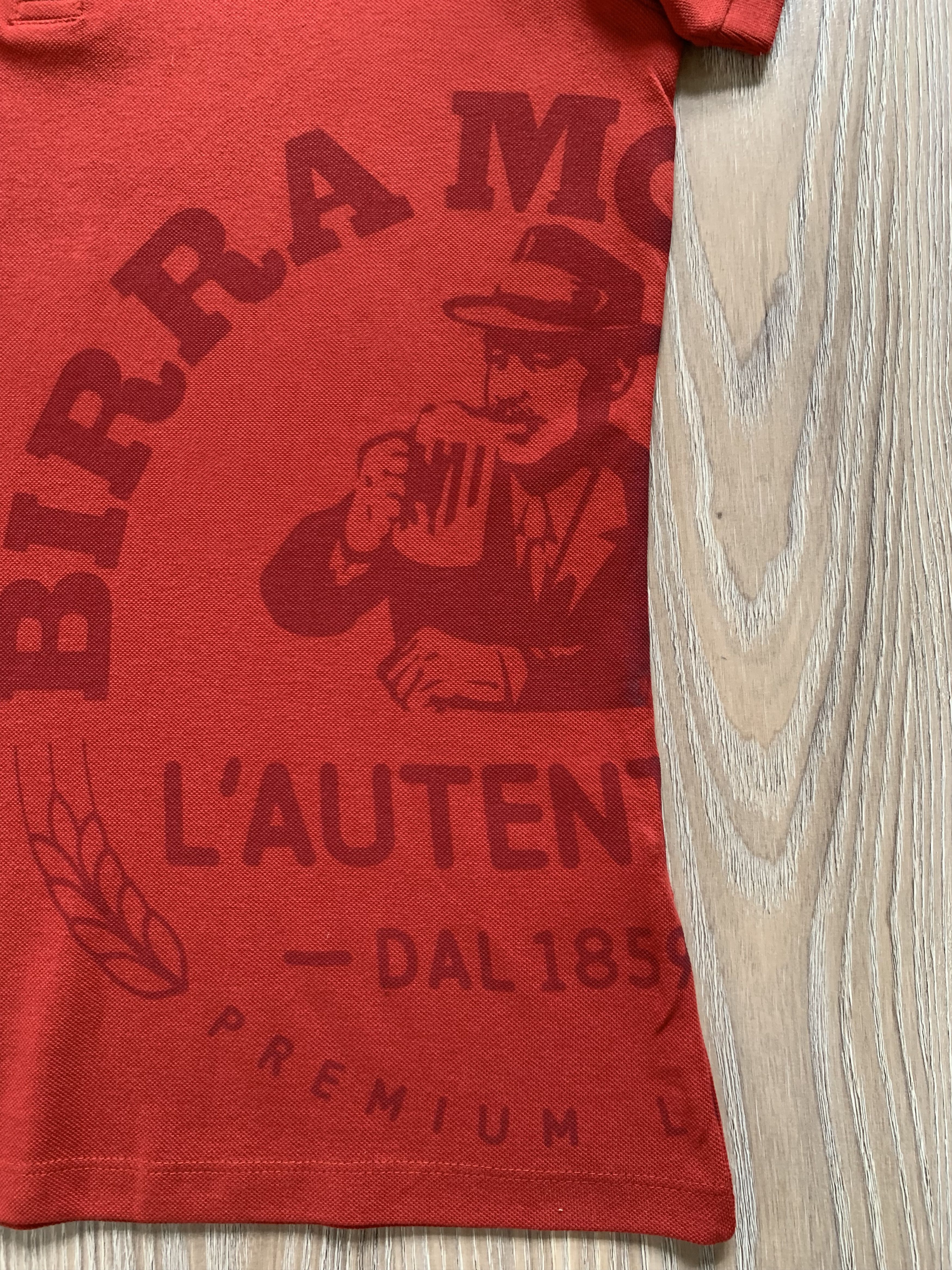 Other Birra Moretti Womens Printed Cotton Polo Size M / US 6-8 / IT 42-44 - 4 Thumbnail