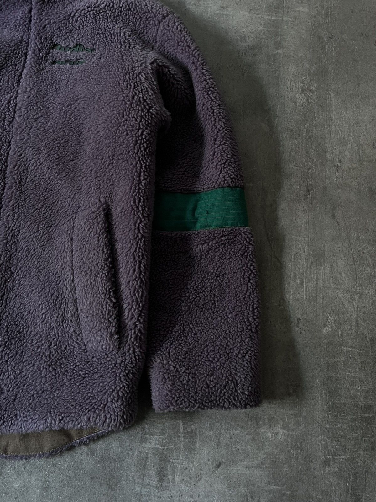 Acne Studios Acne Studios teddy fleece jacket purple Size US L / EU 52-54 / 3 - 3 Thumbnail