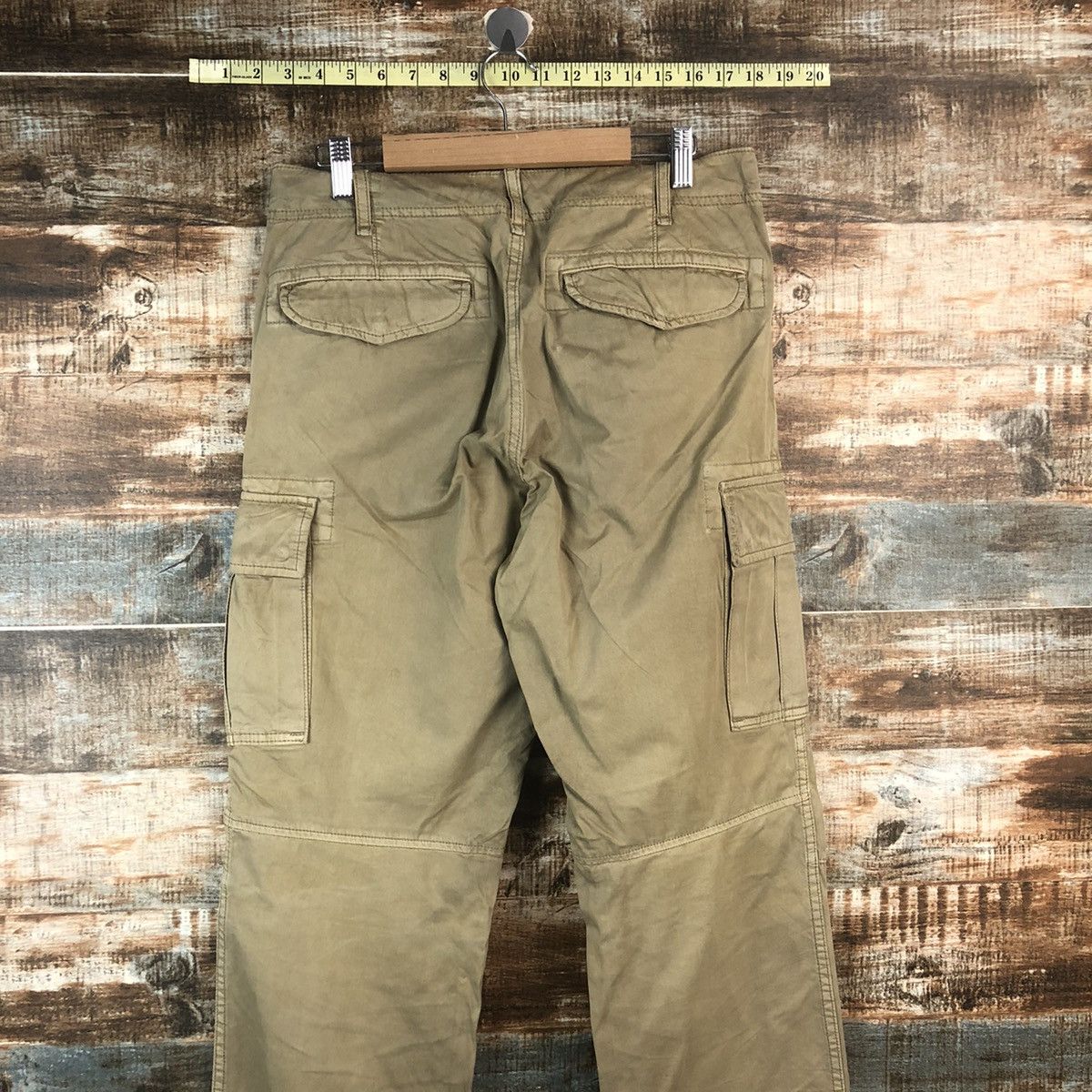 DLL Uniqlo utility Brown Cargo Multipocket Pants #C218