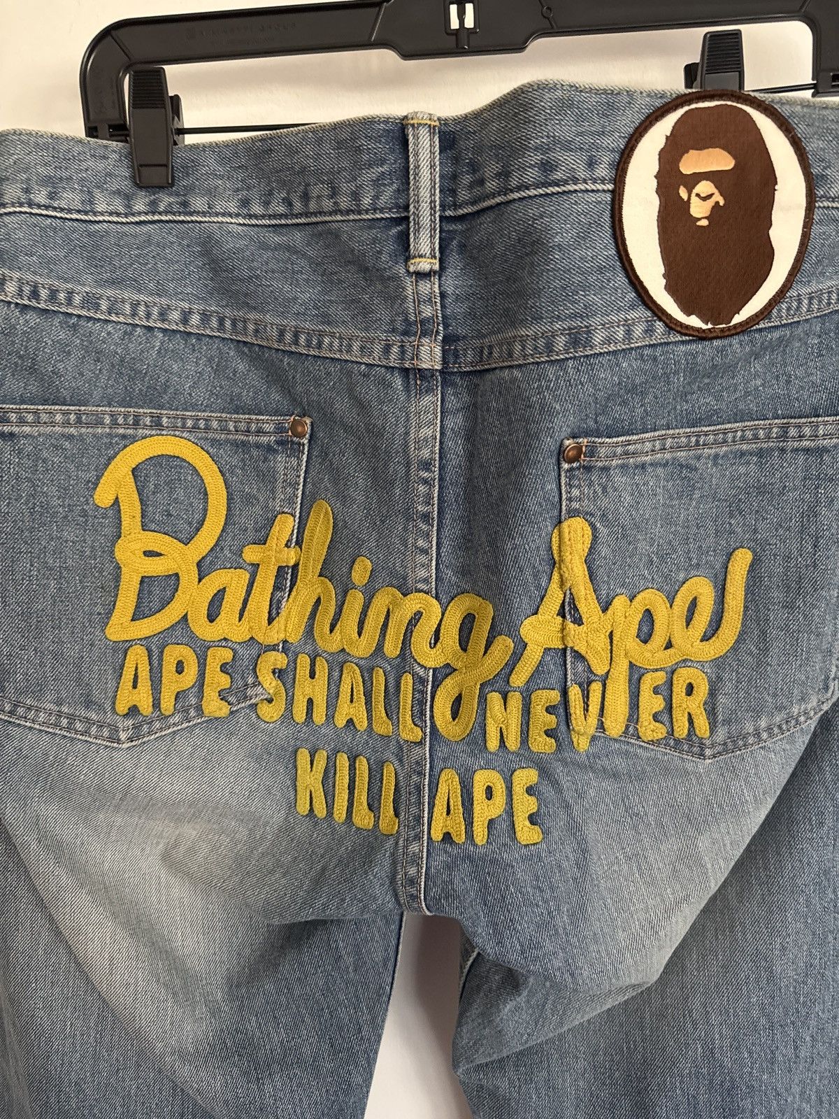Bape Bathing Ape Jeans Size US 32 / EU 48 - 1 Thumbnail