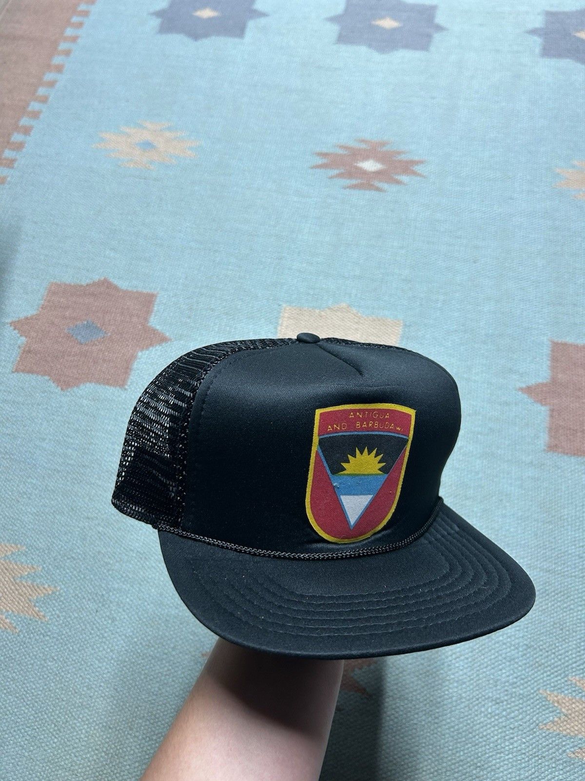 Vintage Vintage trucker hat Antigua and barbuda Caribbean beach sun Size ONE SIZE - 1 Thumbnail