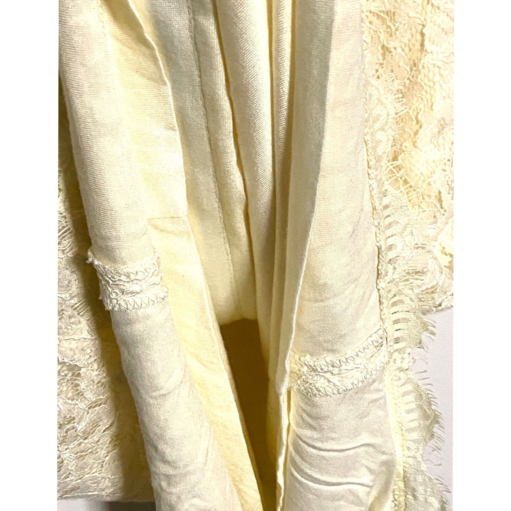 Diane von Furstenberg Diane von Furstenberg Zarita Cream Lace Shift Dress 8 Sheer Elegant Fairy Glam Dress Size M / US 6-8 / IT 42-44 - 7 Thumbnail