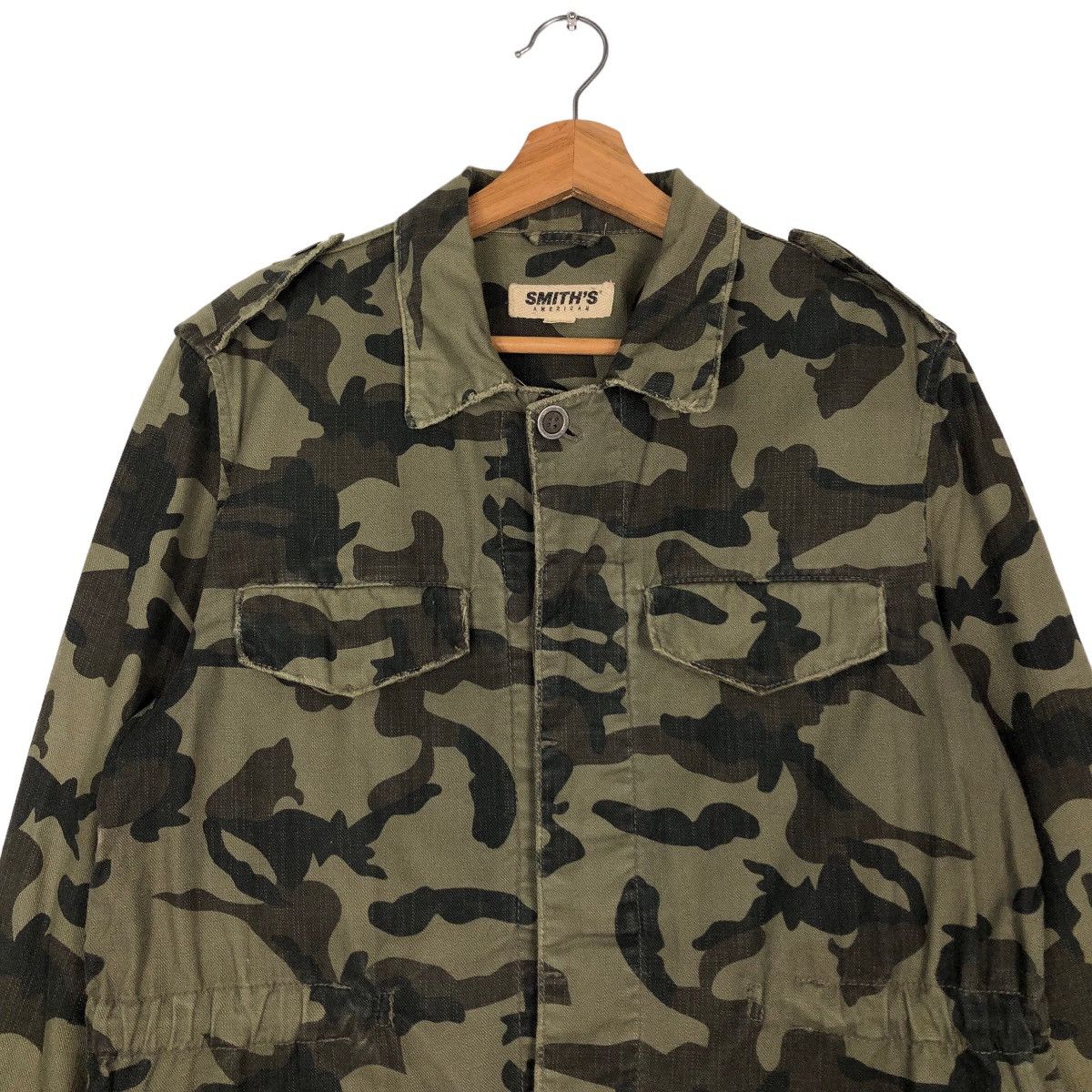 Japanese Brand 🔥Vintage Smith’s American Camouflage Chore Jacket Military Size US M / EU 48-50 / 2 - 3 Thumbnail