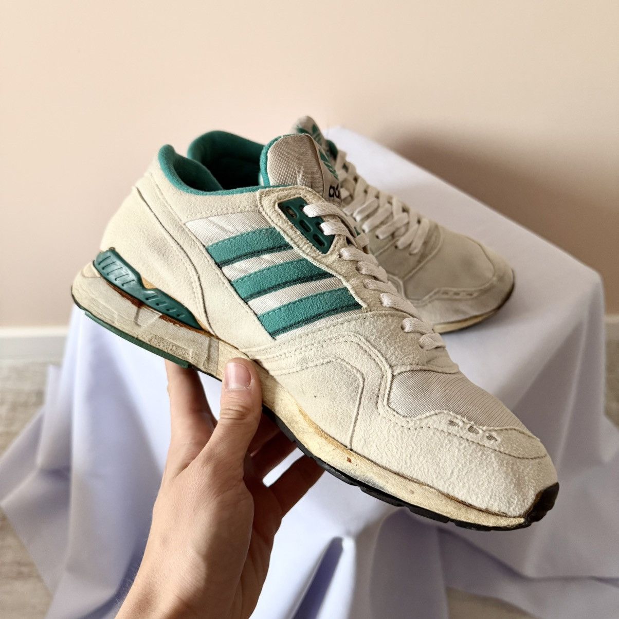 Adidas 80s Vintage Adidas TX8911 / 680 (Korea) Green/Cream Shoes Size US 8.5 / EU 41-42 - 20 Thumbnail
