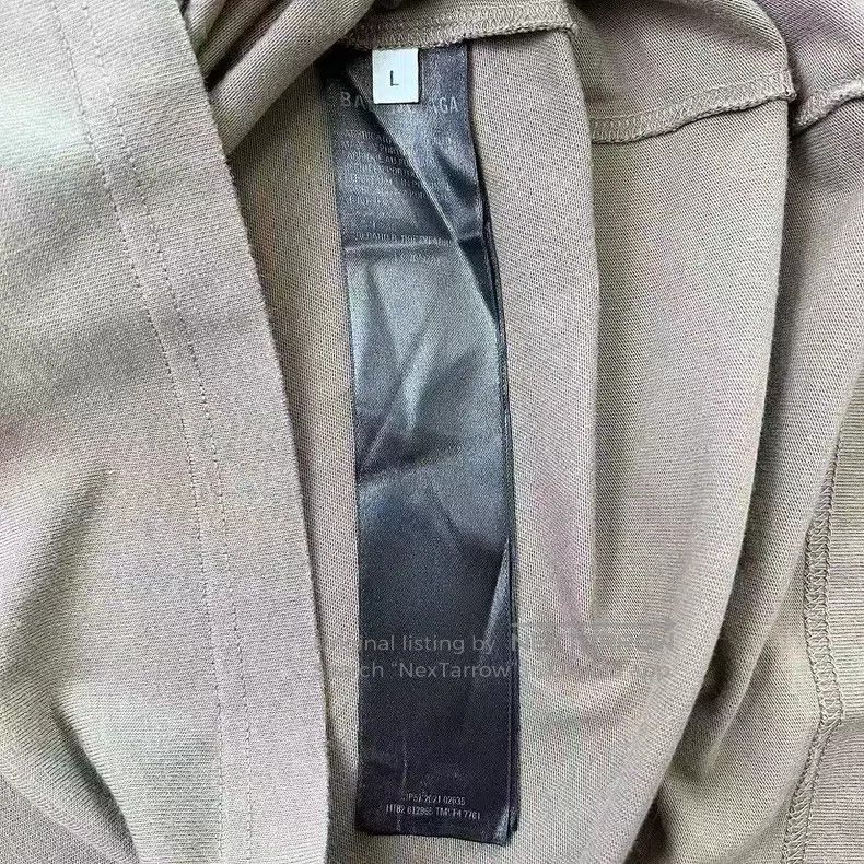 Balenciaga Balenciaga Letter Logo Short Sleeve T-Shirt - Light Brown Size US L / EU 52-54 / 3 - 4 Thumbnail