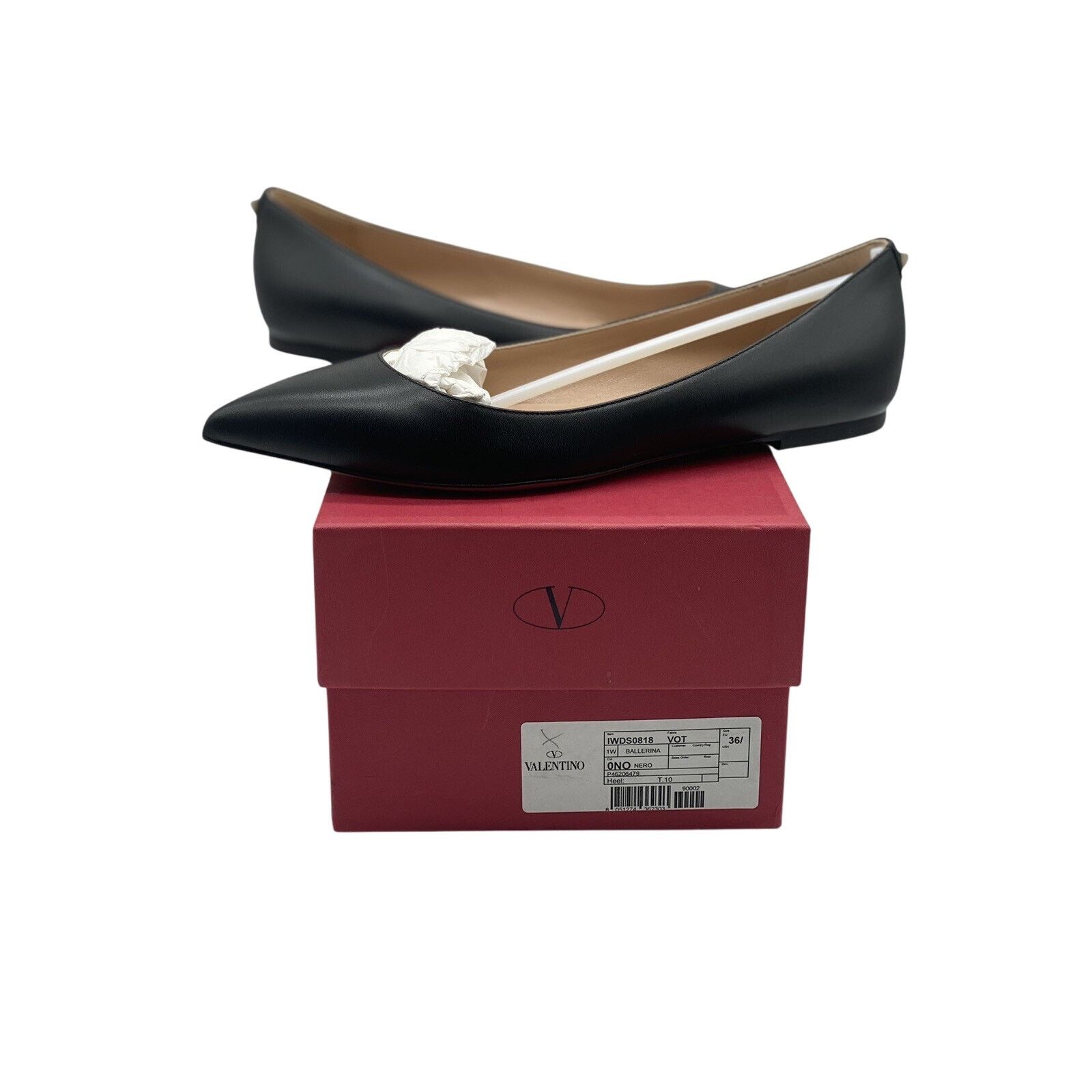 Valentino Valentino Garavani “One Rockstud” Ballet Flats Size 36 EU Size US 6 / IT 36 - 2 Thumbnail