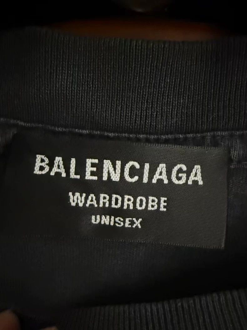 Balenciaga Balenciaga Front and Back Embroidered Logo Short Sleeve Size US XXS / EU 40 - 3 Thumbnail