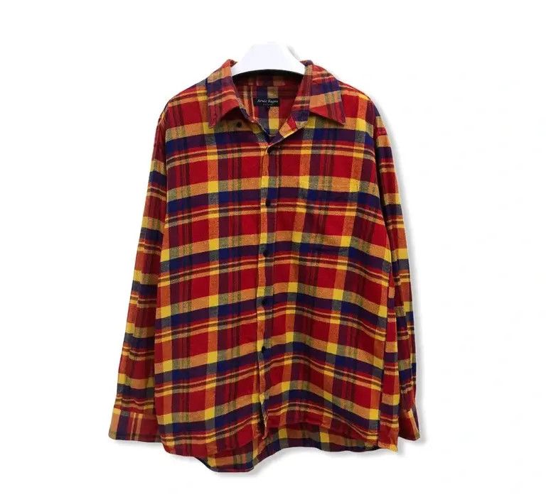 Flannel × Vintage Vintage Arnic Rogan Plaid Tartan Flannel Shirt 👕 Size US M / EU 48-50 / 2 - 1 Thumbnail