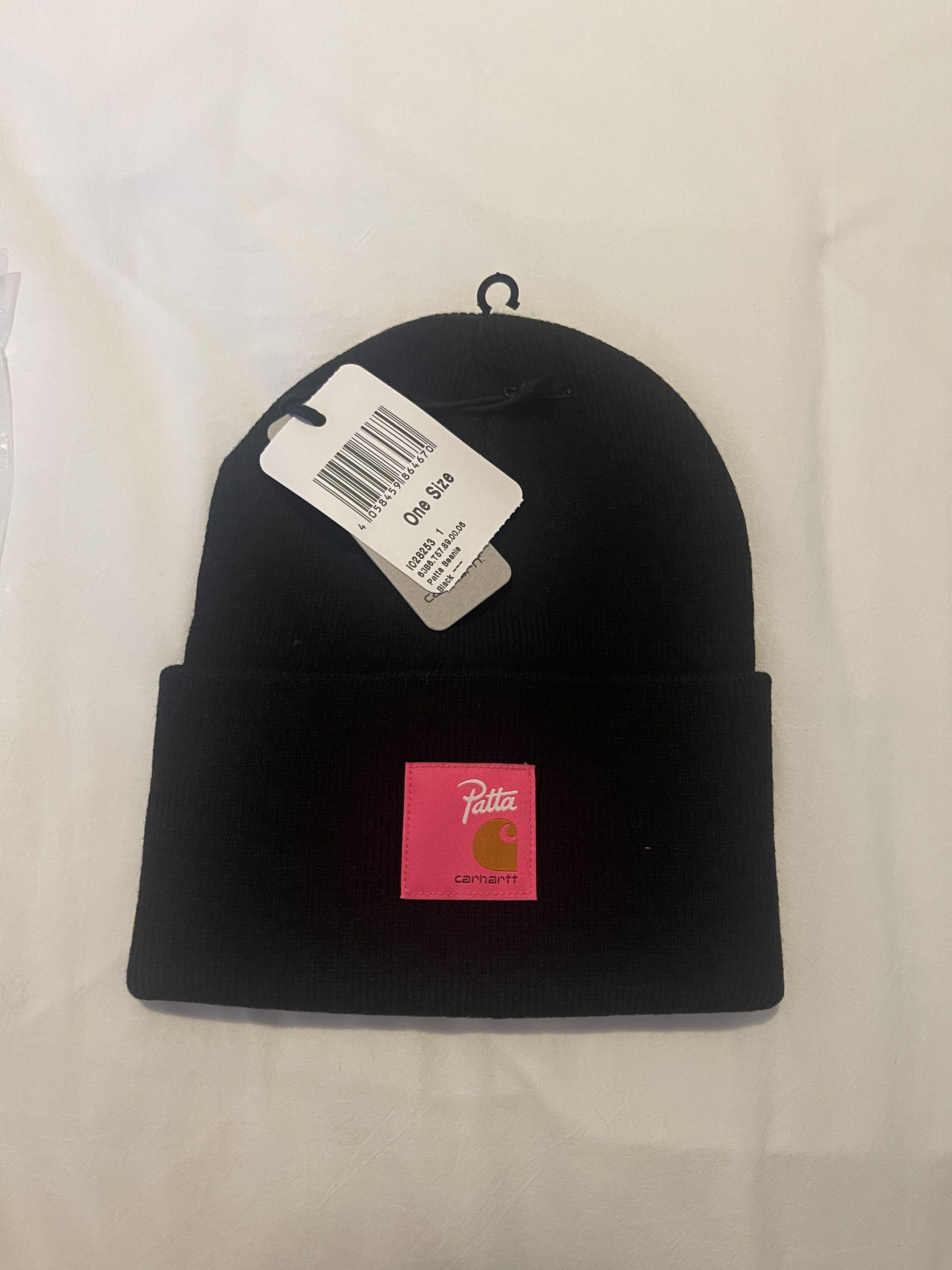 Carhartt Patta PATTA X CARHARTT BEANIE BLACK Grailed