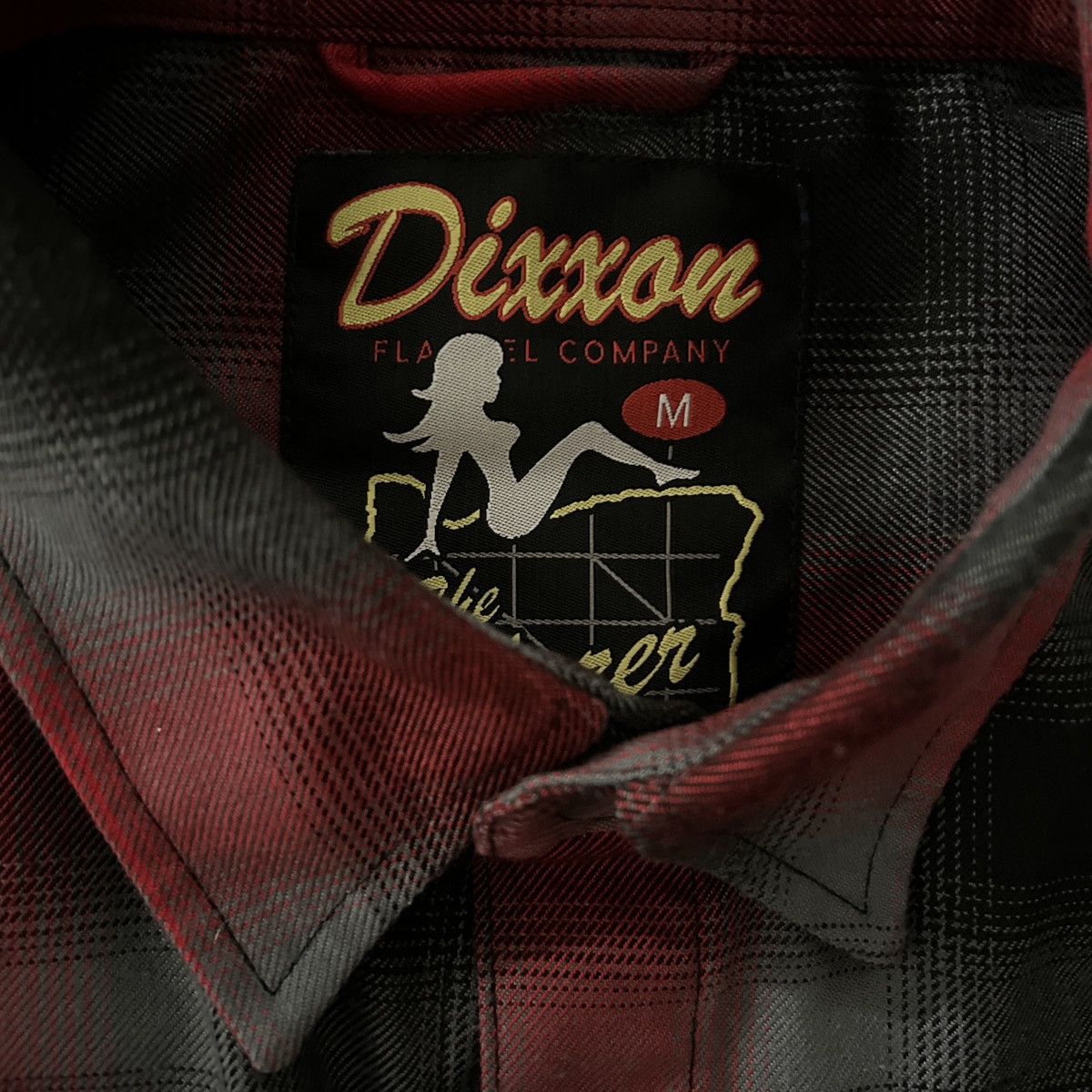 Vintage Dixxon red and black flannel shirt Size US M / EU 48-50 / 2 - 2 Thumbnail