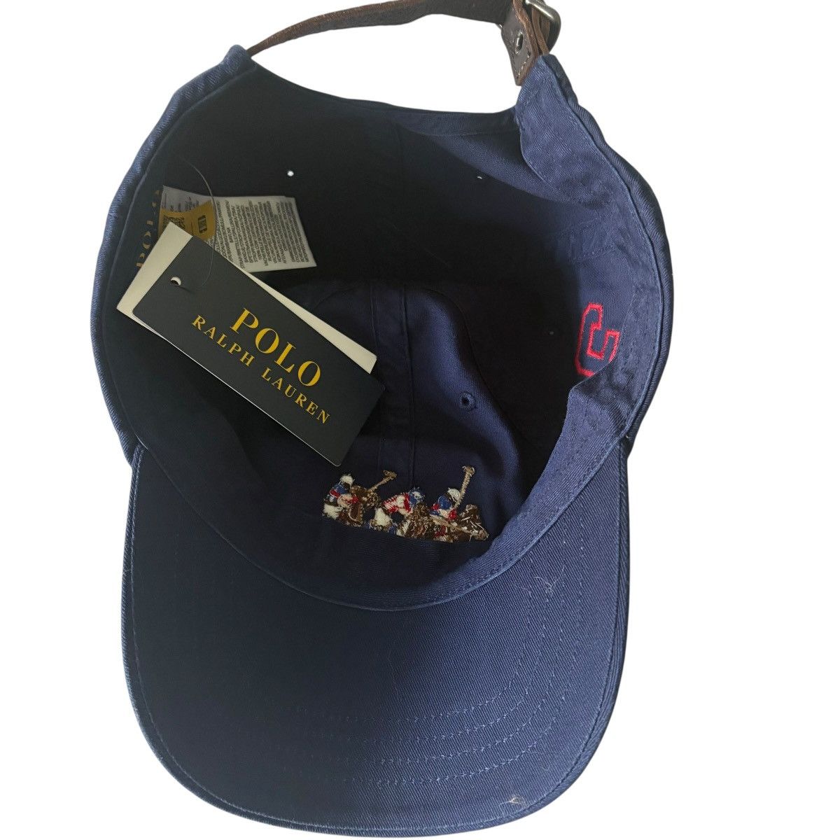 Polo Ralph Lauren Polo Ralph Lauren Triple Pony Navy Blue Baseball Cap Size ONE SIZE - 10 Thumbnail