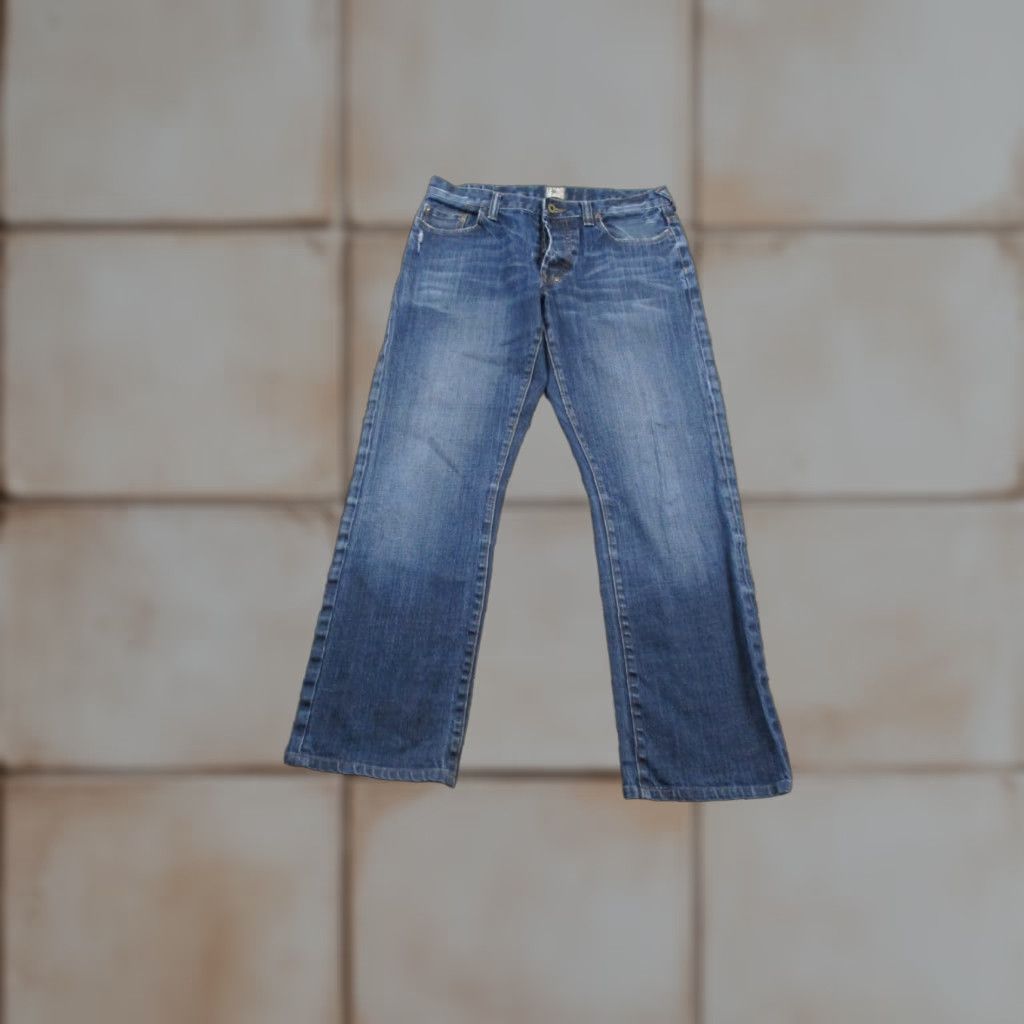 VINTAGE Prps Jeans Mens 31 Blue Straight Regular Fit Cotton Denim Mid Rise 90s Classic