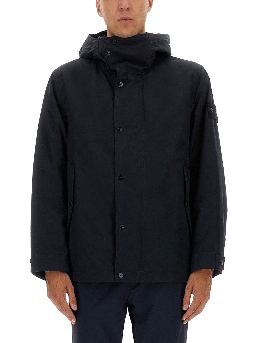 Stone Island STONE ISLAND WATERPROOF JACKET WITH HOOD - BLUE Size US M / EU 48-50 / 2 - 1 Thumbnail