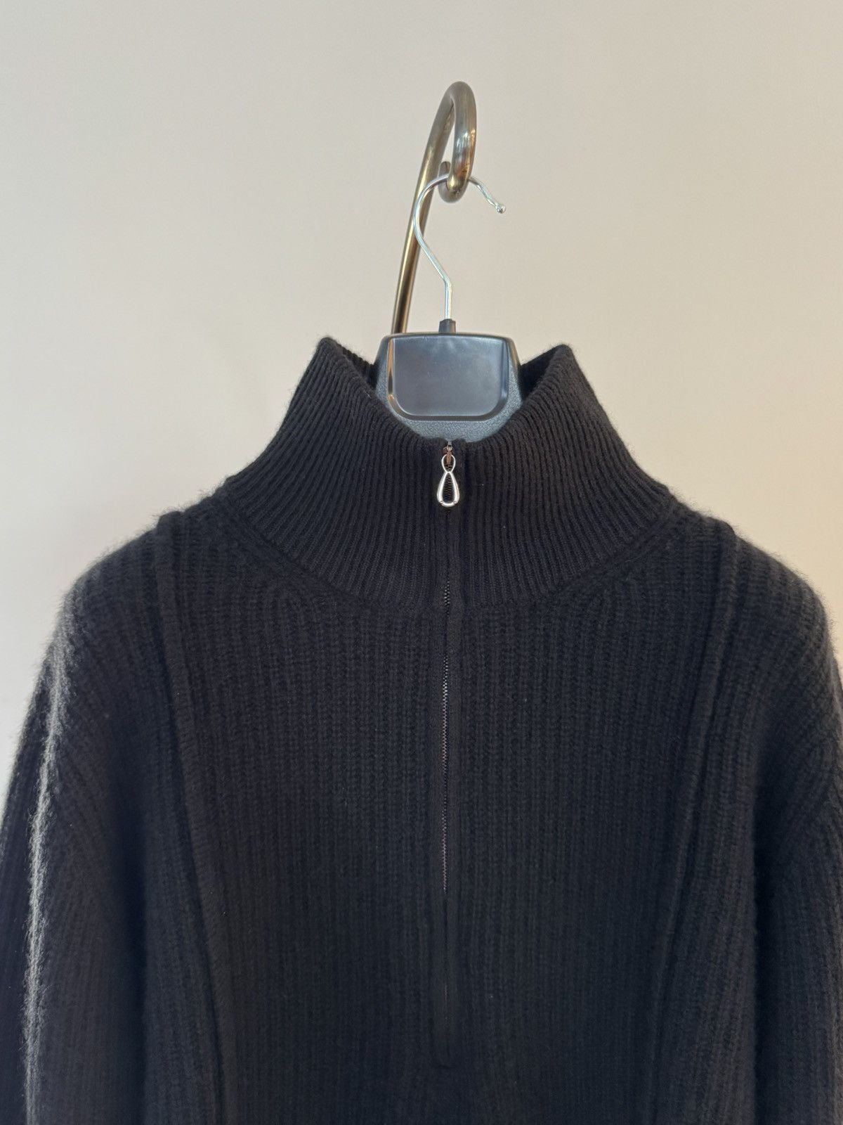 Kiko Kostadinov Cashmere KK Bourdain Knit Black Size US M / EU 48-50 / 2 - 4 Thumbnail