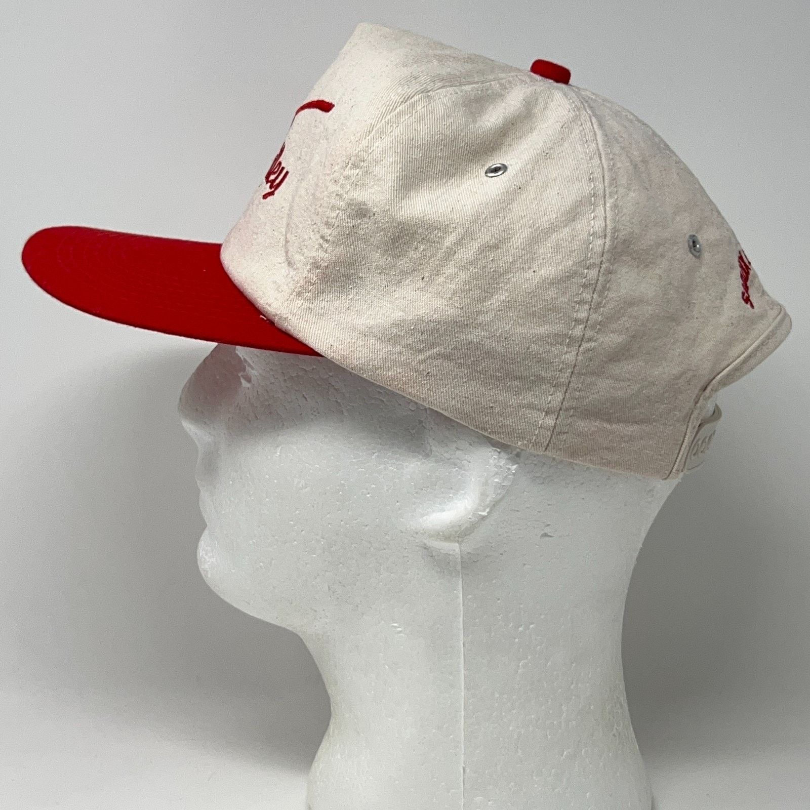 Vintage Vintage 90s Green Valley Golf Course Hat Cap Sioux City Red Size ONE SIZE - 7 Thumbnail