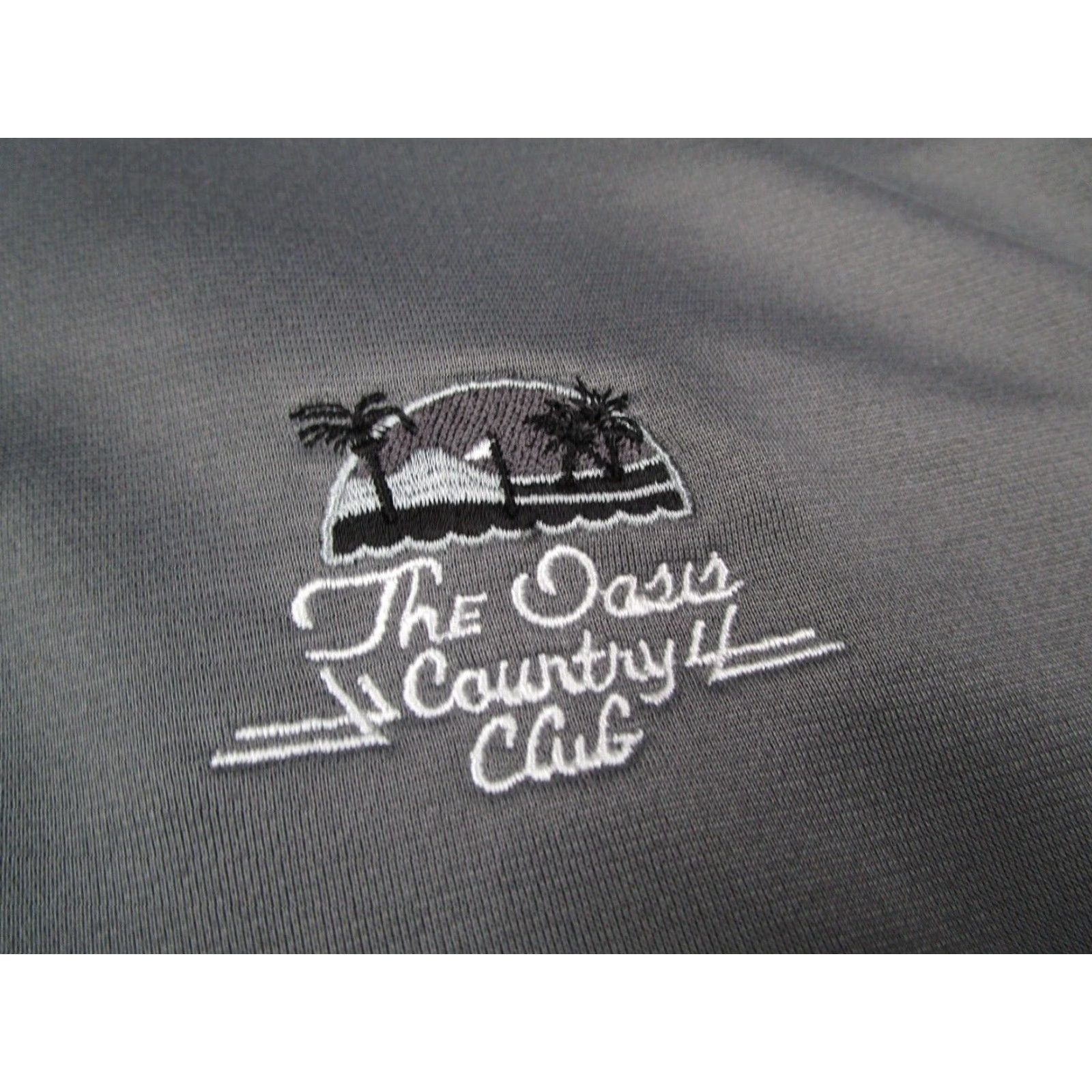 Adidas Adidas Jacket Mens 2XL Gray 1/4 Zip Performance Pullover Oasis Country Club Embroidered Logo Short Bomber Jacket Size US XXL / EU 58 / 5 - 3 Thumbnail