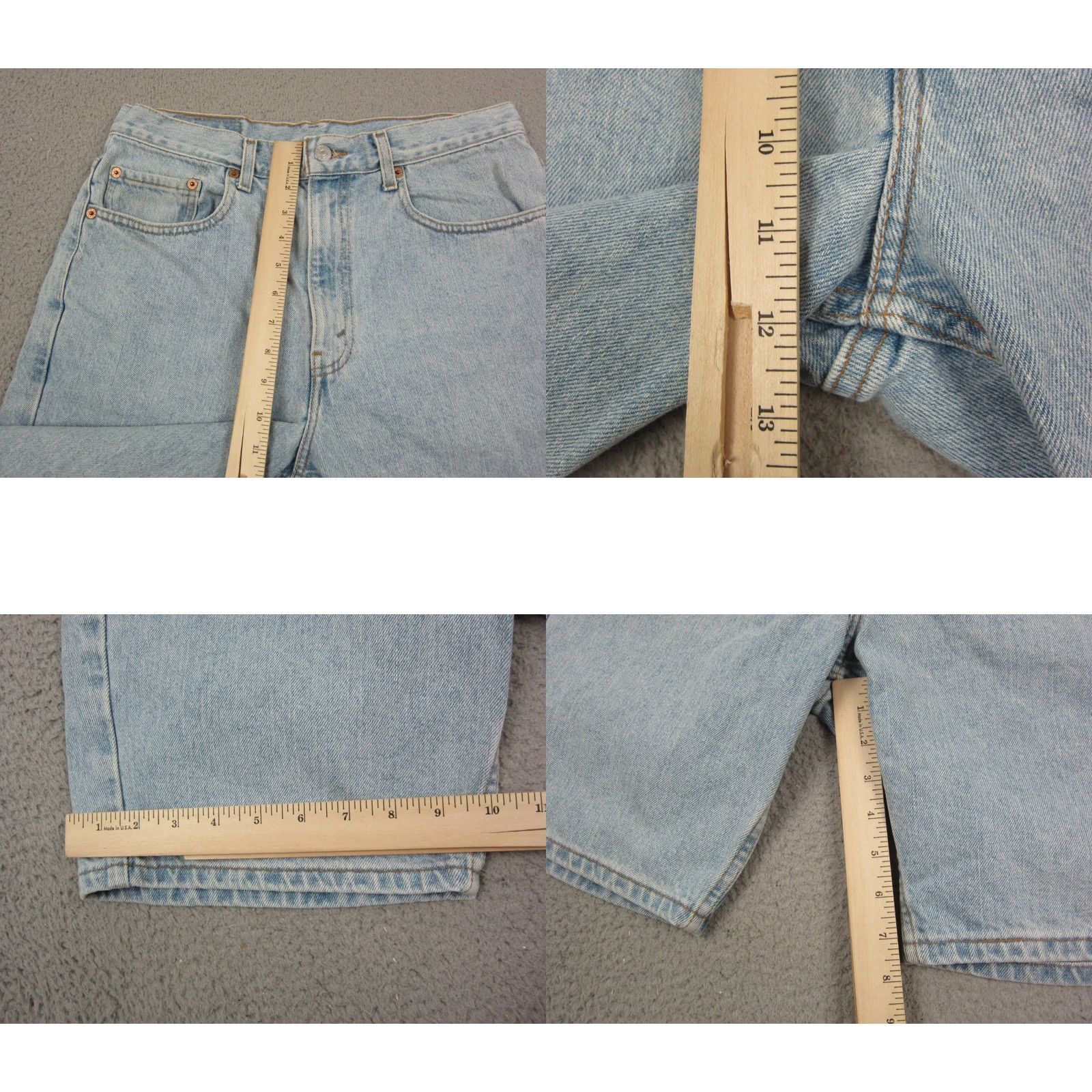 Levi's VINTAGE Levi's Shorts Mens 33 Blue Denim 90s Jeans Jorts Regular Fit Size US 33 - 9 Thumbnail