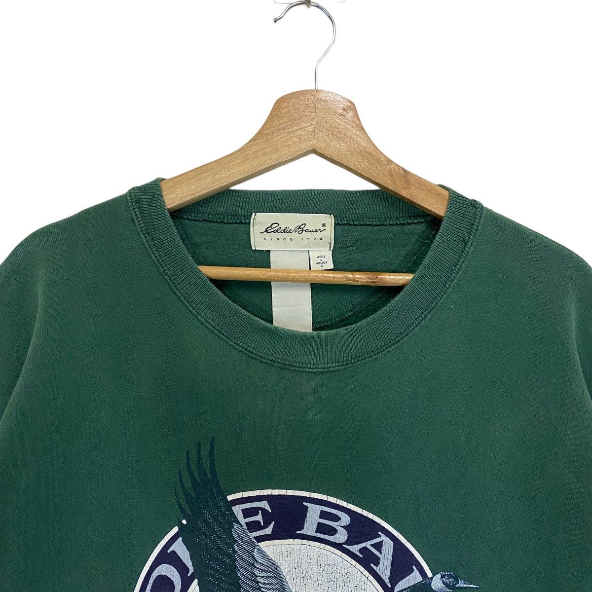 Eddie Bauer Eddie Bauer Big Logo Crewneck Sweatshirt Baggy Size L Size US L / EU 52-54 / 3 - 4 Thumbnail