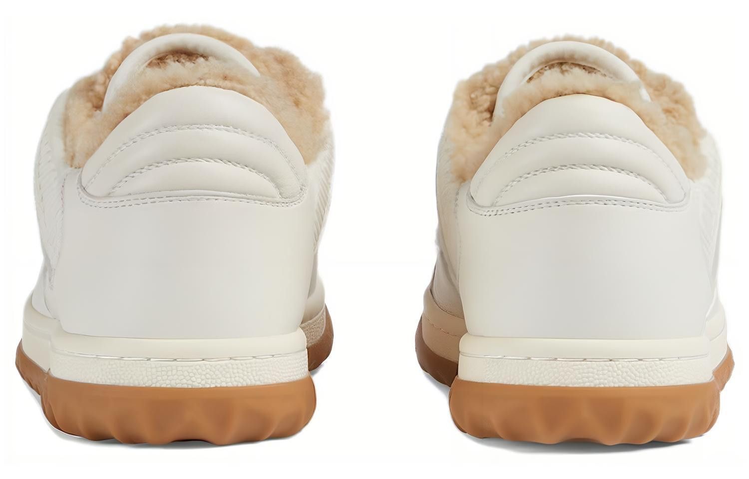 Gucci o1s1wg110325 Women's MAC80 Sneakers in White & Brown Size US 6 / IT 36 - 4 Thumbnail