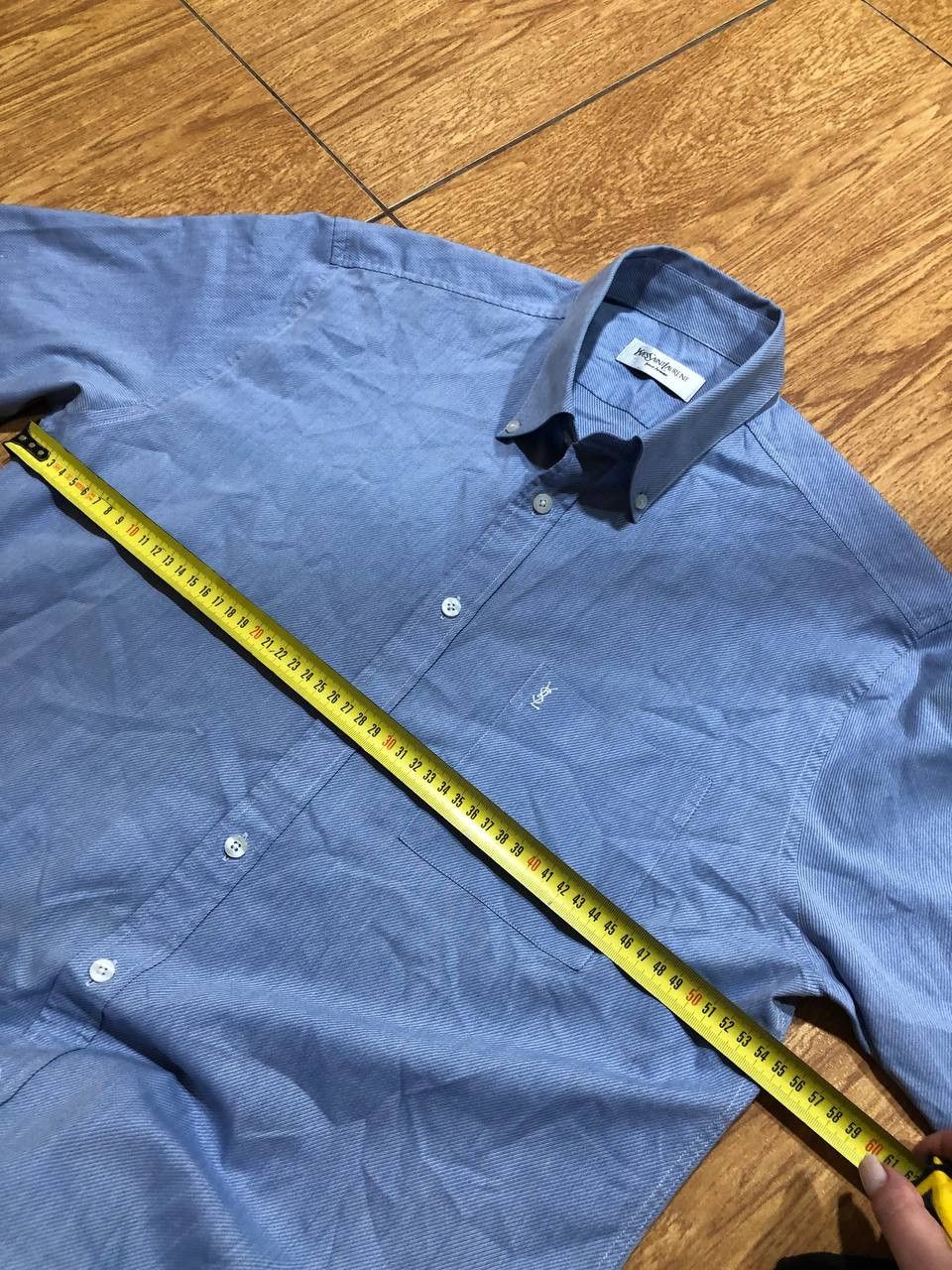 Yves Saint Laurent Yves Saint Laurent Classic Logo Button Up Cotton Shirt men’s Size US L / EU 52-54 / 3 - 7 Thumbnail