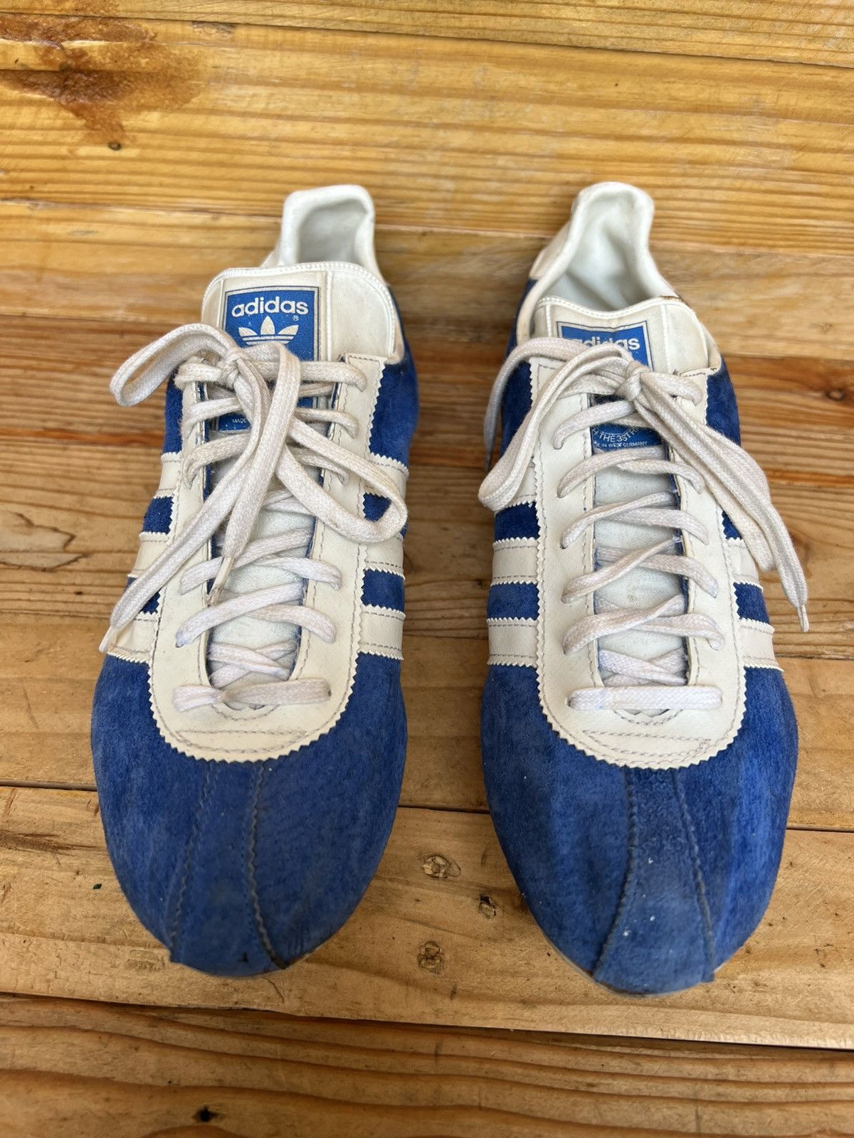 Adidas Adidas Track & Field Blue Fire Comet Made in West Germany Size US 10.5 / EU 43-44 - 6 Thumbnail