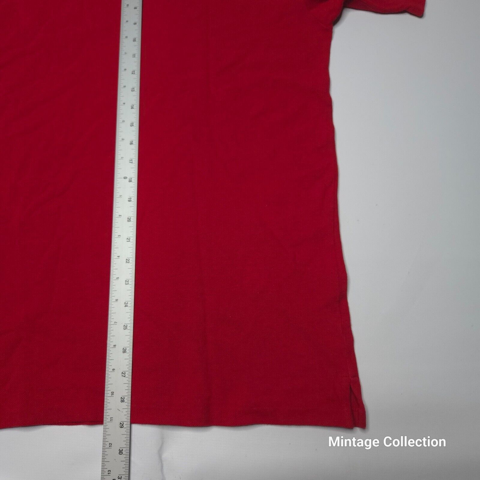 Ralph Lauren VINTAGE POLO RALPH LAUREN RED PIQUE POCKET SHIRT FLAG SHIELD Size US XL / EU 56 / 4 - 10 Thumbnail