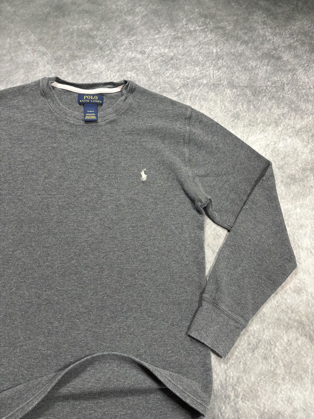 Polo Ralph Lauren Polo Ralph Lauren Thermal Longsleeve Horseman Waffle Vintage Size US S / EU 44-46 / 1 - 4 Thumbnail