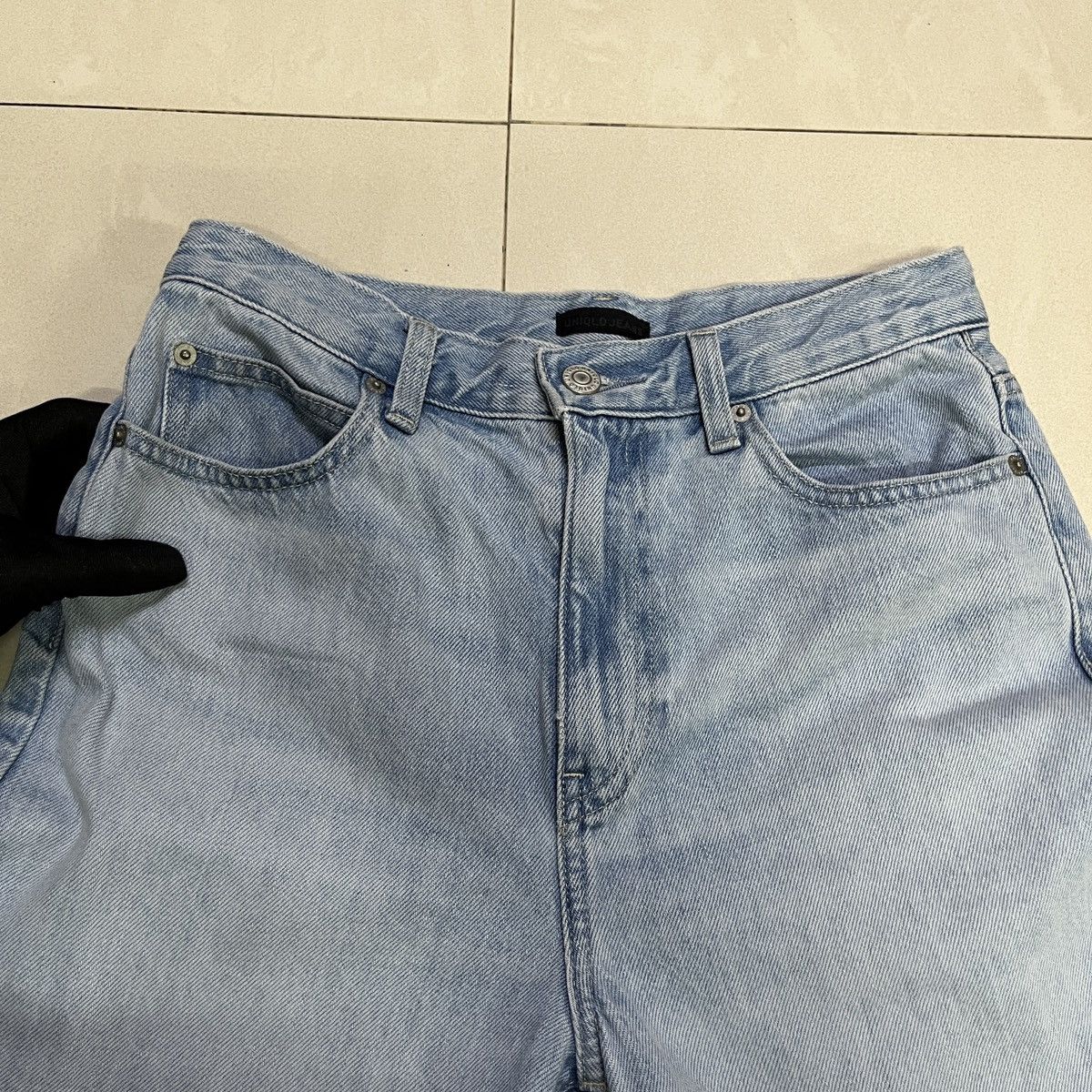 Japanese Brand × Uniqlo × Vintage Uniqlo Baggy Wide Jeans Size US 28 / EU 44 - 4 Thumbnail