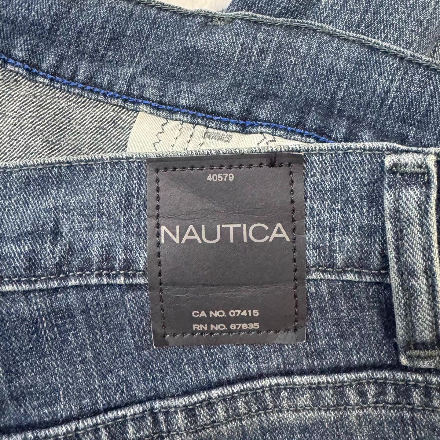 Nautica Nautica Washed Blue Jeans Q10 Size US 38 / EU 54 - 4 Thumbnail