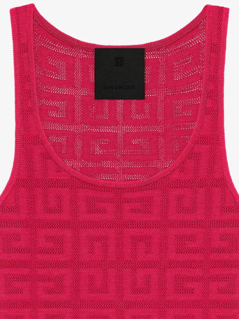 Givenchy o1srvl11e0725 Tank Top in Pink Size M / US 6-8 / IT 42-44 - 4 Thumbnail