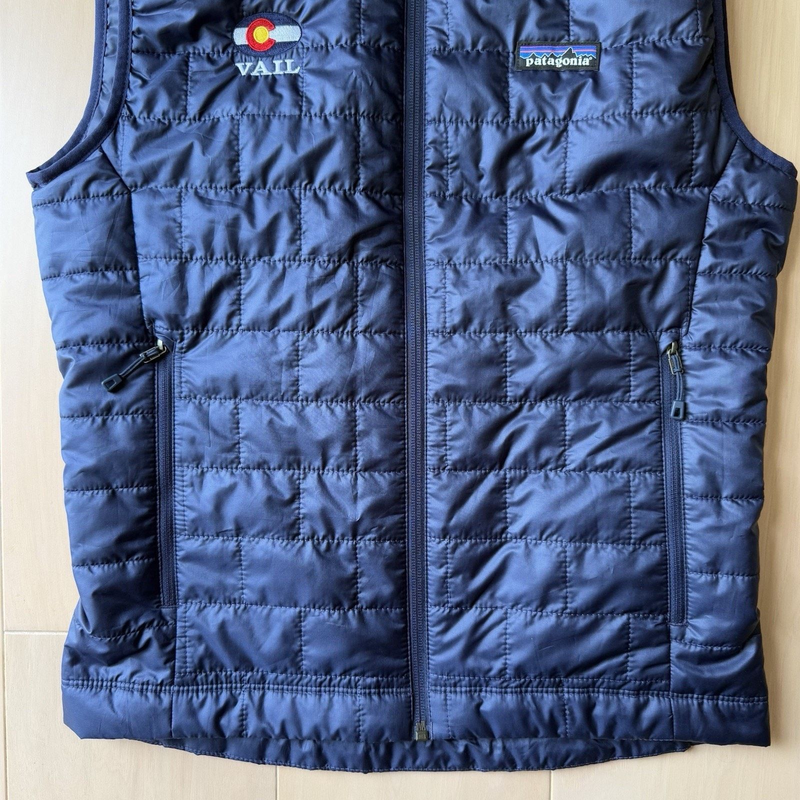 Patagonia Patagonia Nano Puff Vest XS Navy Full Zip Outdoors Insulated Size US XS / EU 42 / 0 - 4 Thumbnail