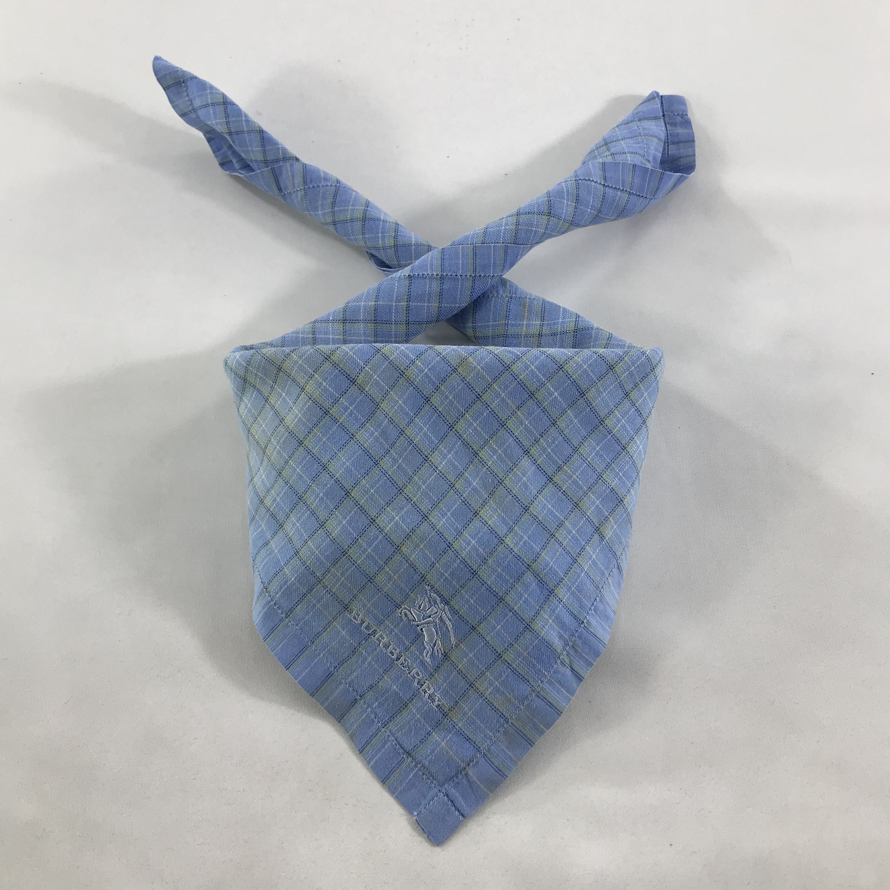 Burberry × Vintage Burberry Bandana / Handkerchief / Neckerchief - S1702 Size ONE SIZE - 3 Thumbnail