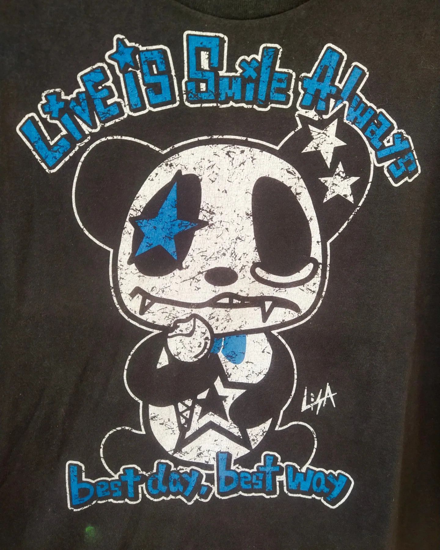 Hysteric Glamour LiSA Bear Art Band Woman Tee Size L / US 10 / IT 46 - 2 Thumbnail