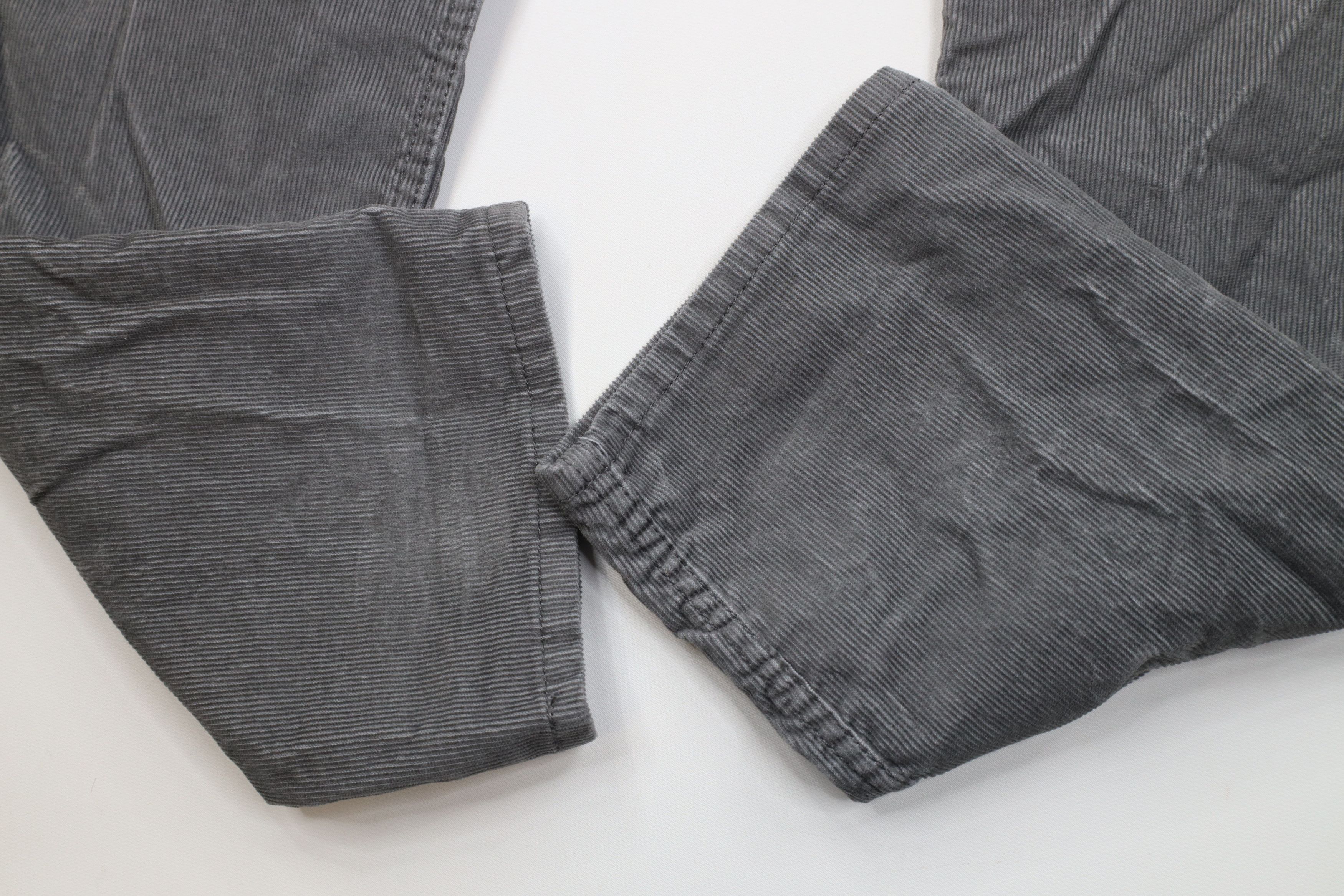Levi's Vintage Y2K Levis 511 Slim Fit Corduroy Chino Pants Gray Size US 36 / EU 52 - 7 Thumbnail